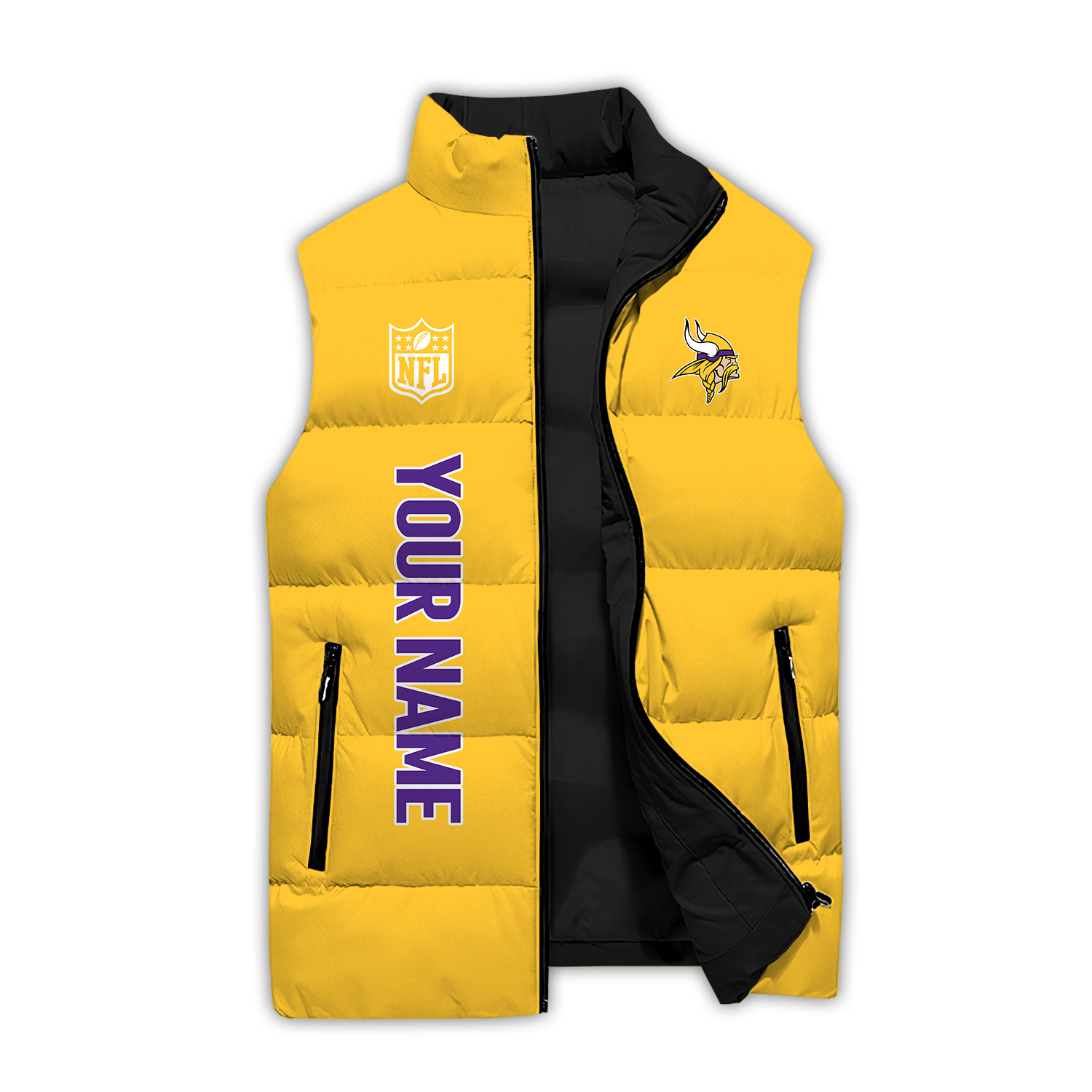 Minnesota Vikings Golden 32 Teams Personalized Sleeveless Down Vest SP29092321DS07 - Famjoys Minnesota Vikings Golden 32 Teams Personalized Sleeveless Down Vest SP29092321DS07 - Famjoys