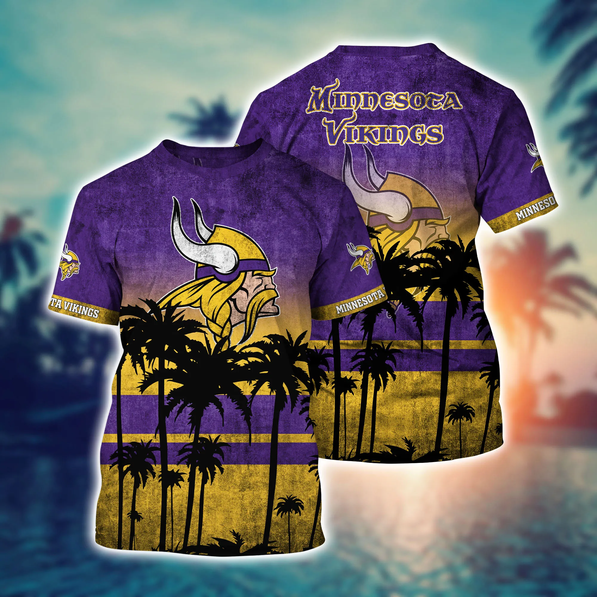 Minnesota Vikings Hawaii Shirt Short Style Hot Trending Summer - Famjoys Minnesota Vikings Hawaii Shirt Short Style Hot Trending Summer - Famjoys