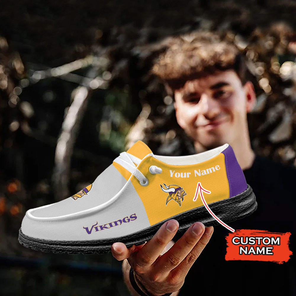 Minnesota Vikings Hey Dude Sport Shoes - Famjoys Minnesota Vikings Hey Dude Sport Shoes - Famjoys
