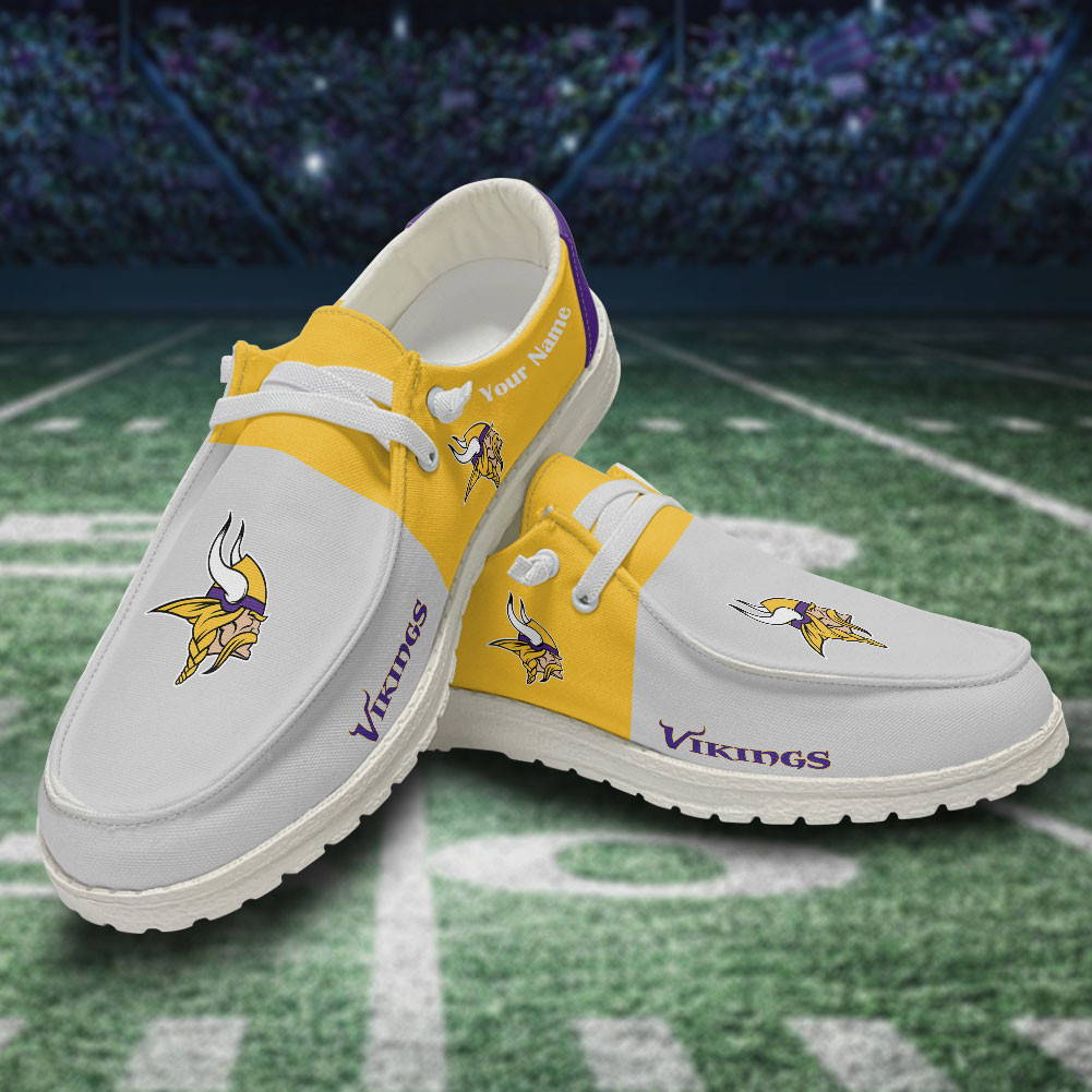 Minnesota Vikings Hey Dude Sport Shoes - Famjoys Minnesota Vikings Hey Dude Sport Shoes - Famjoys