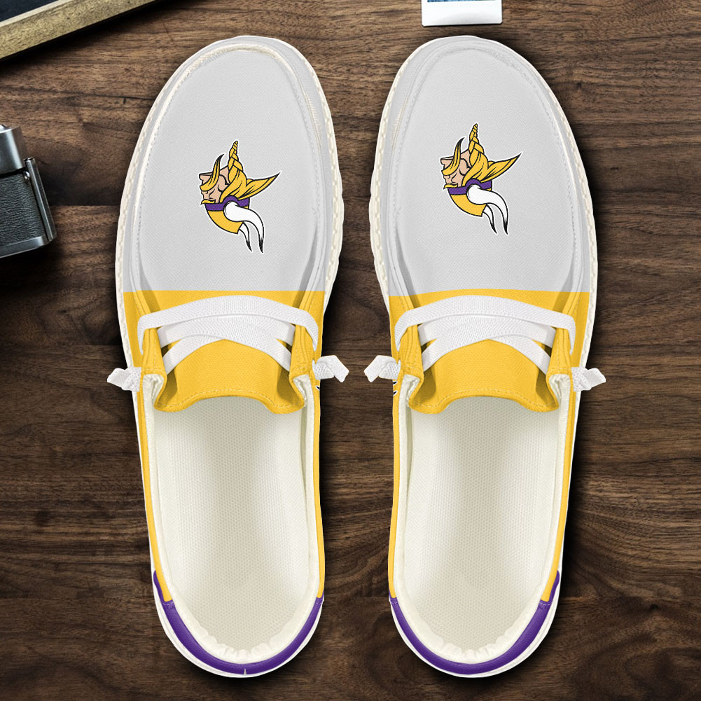 Minnesota Vikings Hey Dude Sport Shoes - Famjoys Minnesota Vikings Hey Dude Sport Shoes - Famjoys