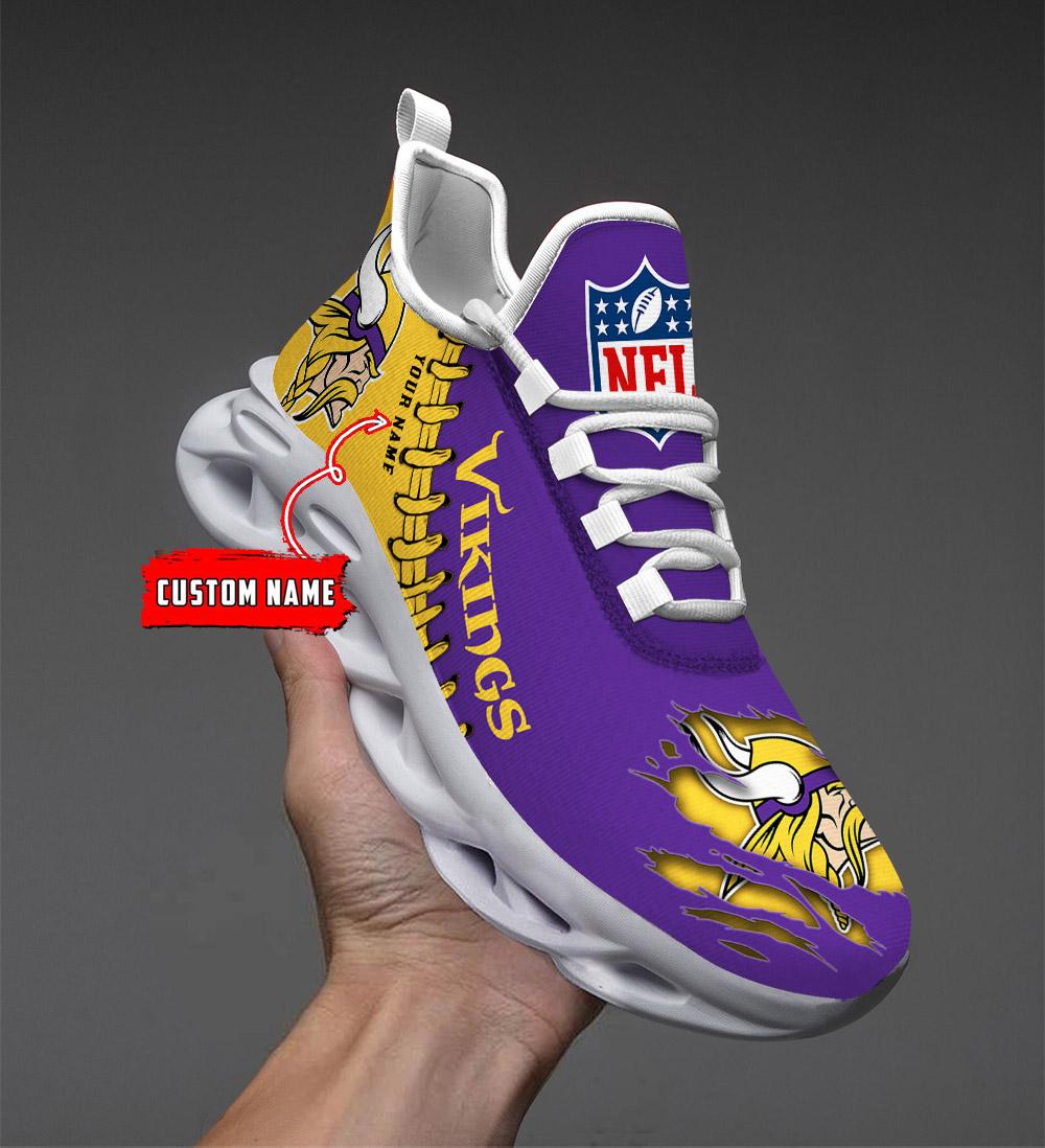 Minnesota Vikings Max Soul Shoes - Famjoys Minnesota Vikings Max Soul Shoes - Famjoys