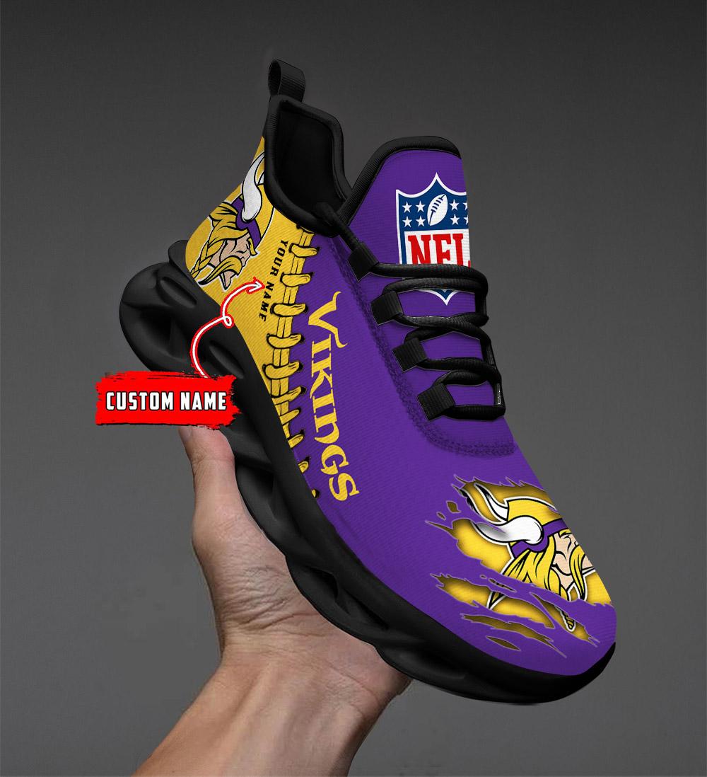 Minnesota Vikings Max Soul Shoes - Famjoys Minnesota Vikings Max Soul Shoes - Famjoys