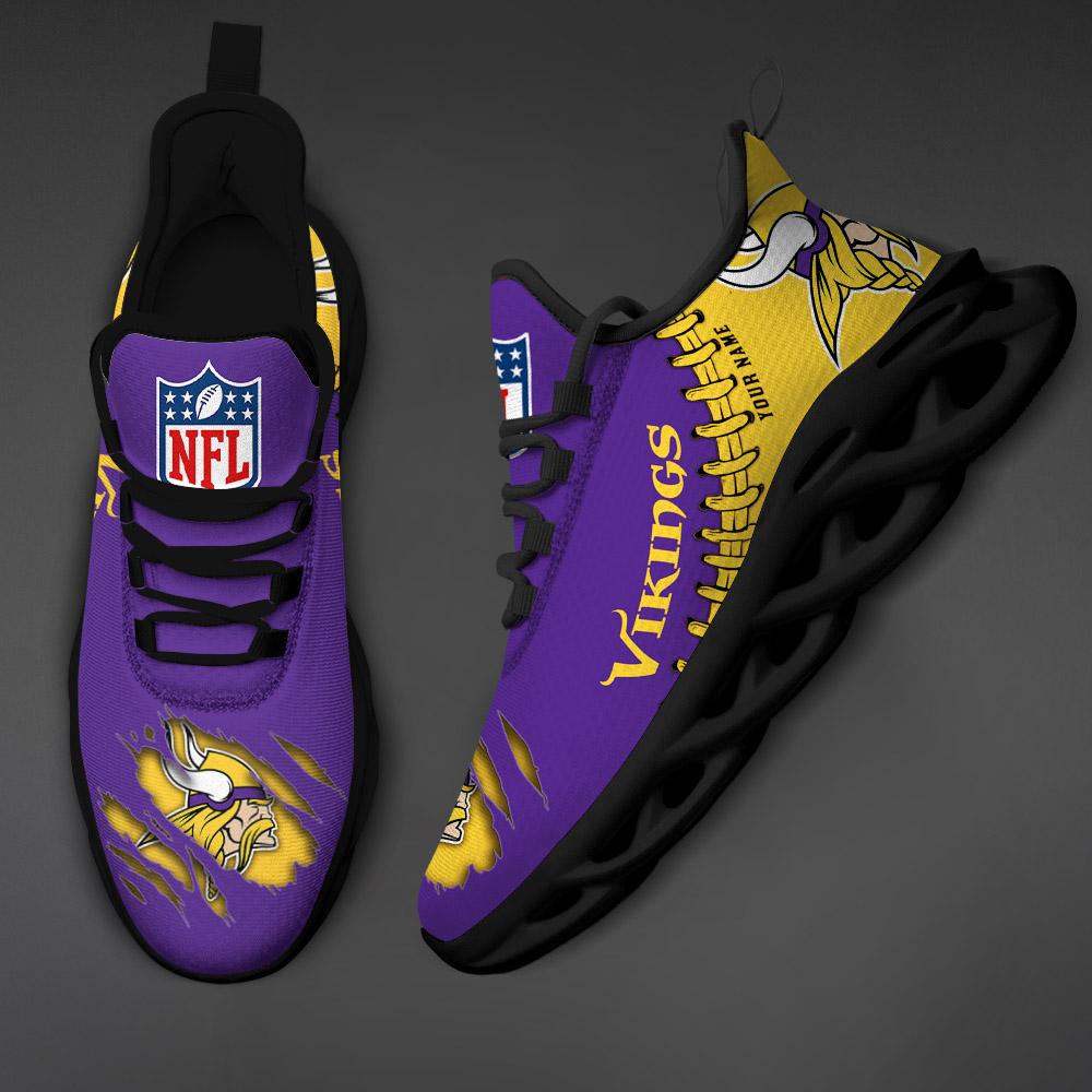 Minnesota Vikings Max Soul Shoes - Famjoys Minnesota Vikings Max Soul Shoes - Famjoys