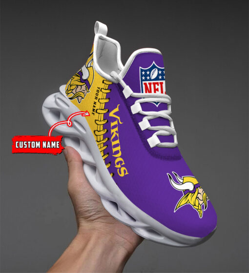 Minnesota Vikings Max Soul Sneaker - Famjoys Minnesota Vikings Max Soul Sneaker - Famjoys