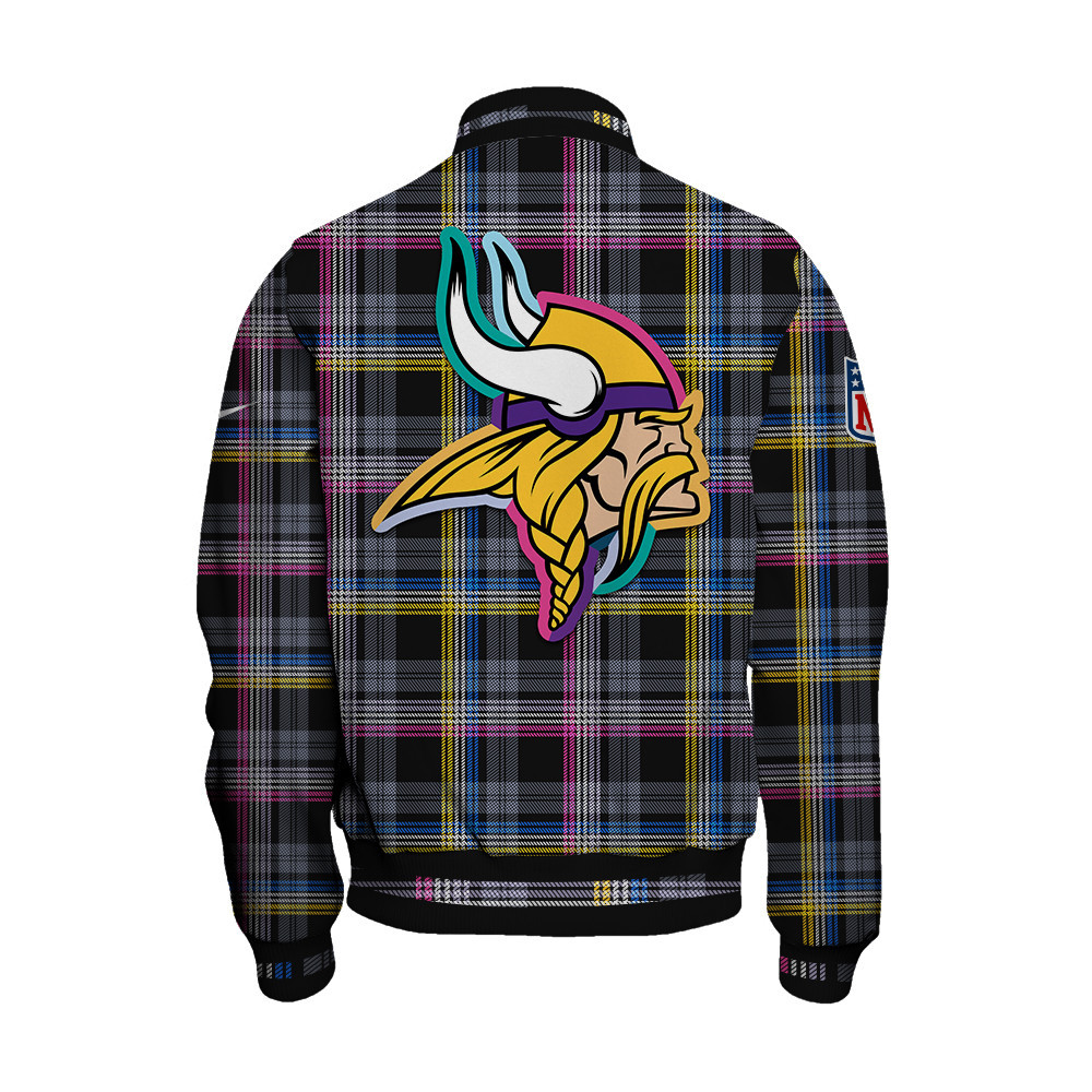 Minnesota Vikings National Football League Crucial Catch Unisex Varsity Jacket - Famjoys Minnesota Vikings National Football League Crucial Catch Unisex Varsity Jacket - Famjoys