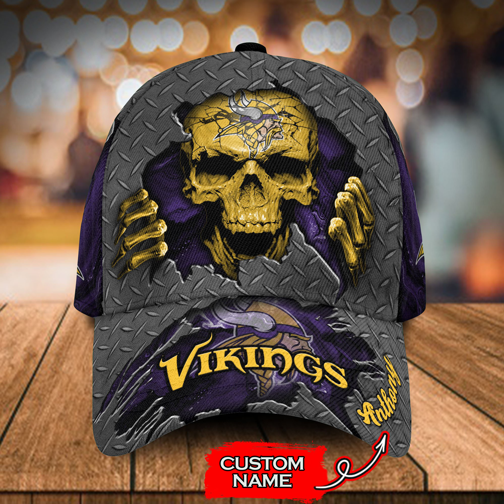 Minnesota Vikings- Personalized Skull Cap-SPCAP0109020 - Famjoys Minnesota Vikings- Personalized Skull Cap-SPCAP0109020 - Famjoys