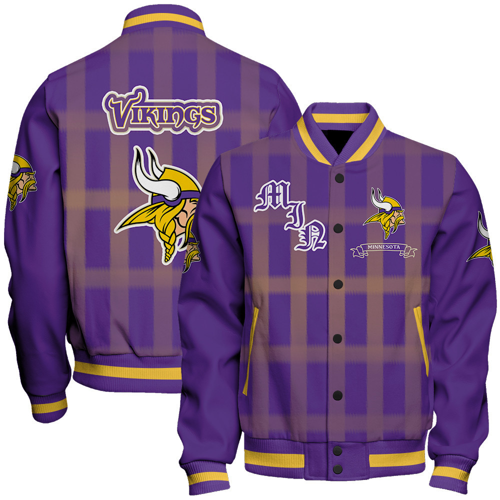 Minnesota Vikings - Unforgettable Memories Unisex Varsity Jacket - Famjoys Minnesota Vikings - Unforgettable Memories Unisex Varsity Jacket - Famjoys