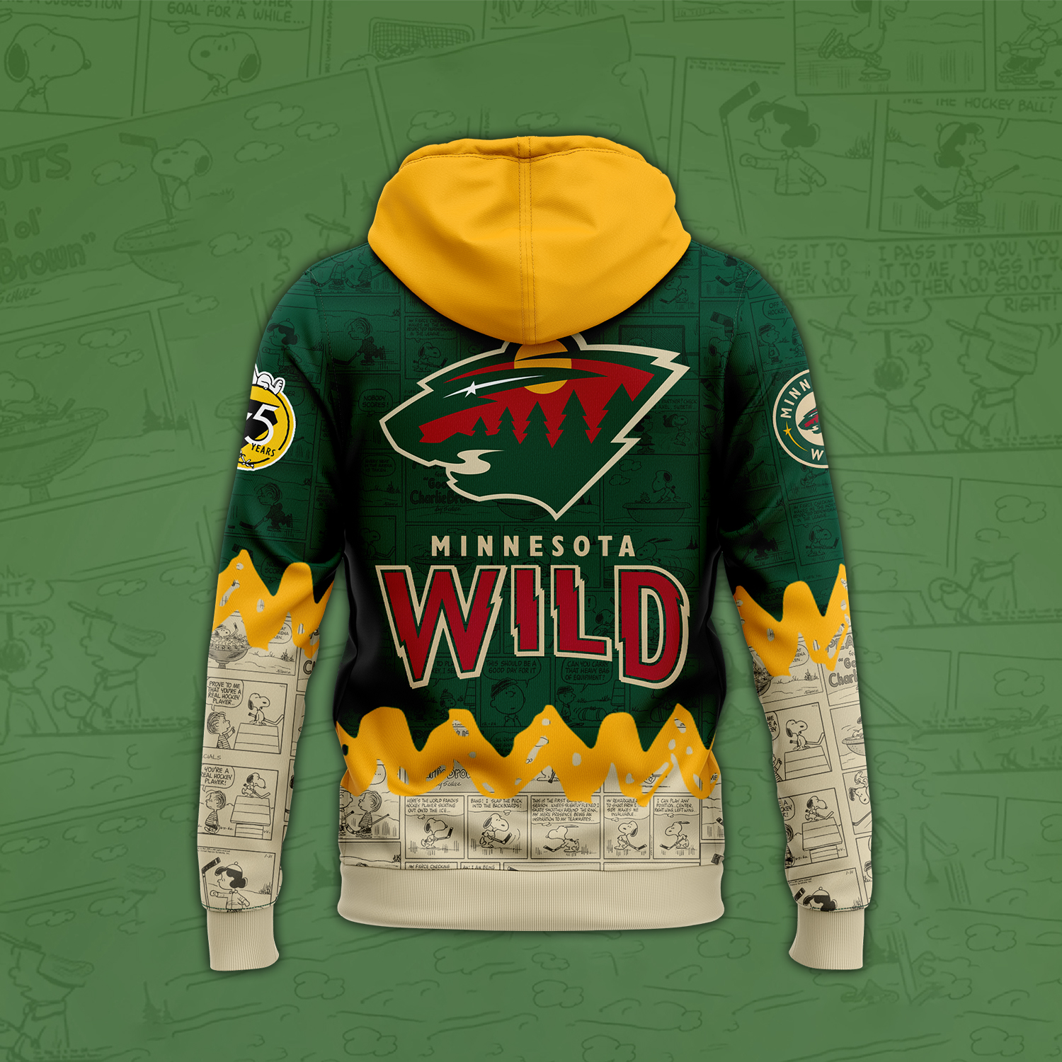 Minnesota Wild 75th Anniversary of Hoodie - Famjoys Minnesota Wild 75th Anniversary of Hoodie - Famjoys