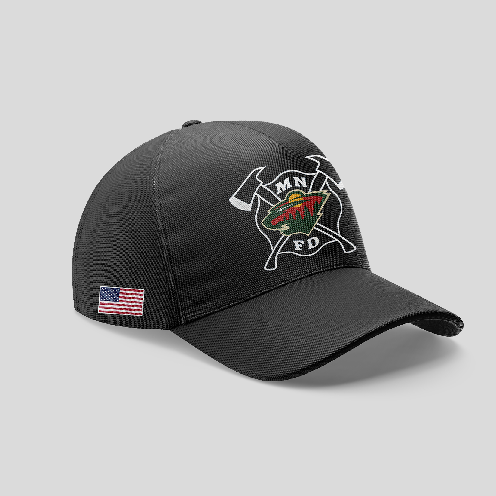 Minnesota Wild x Firefighter Appreciation Night Premium Pullover Wind Jacket