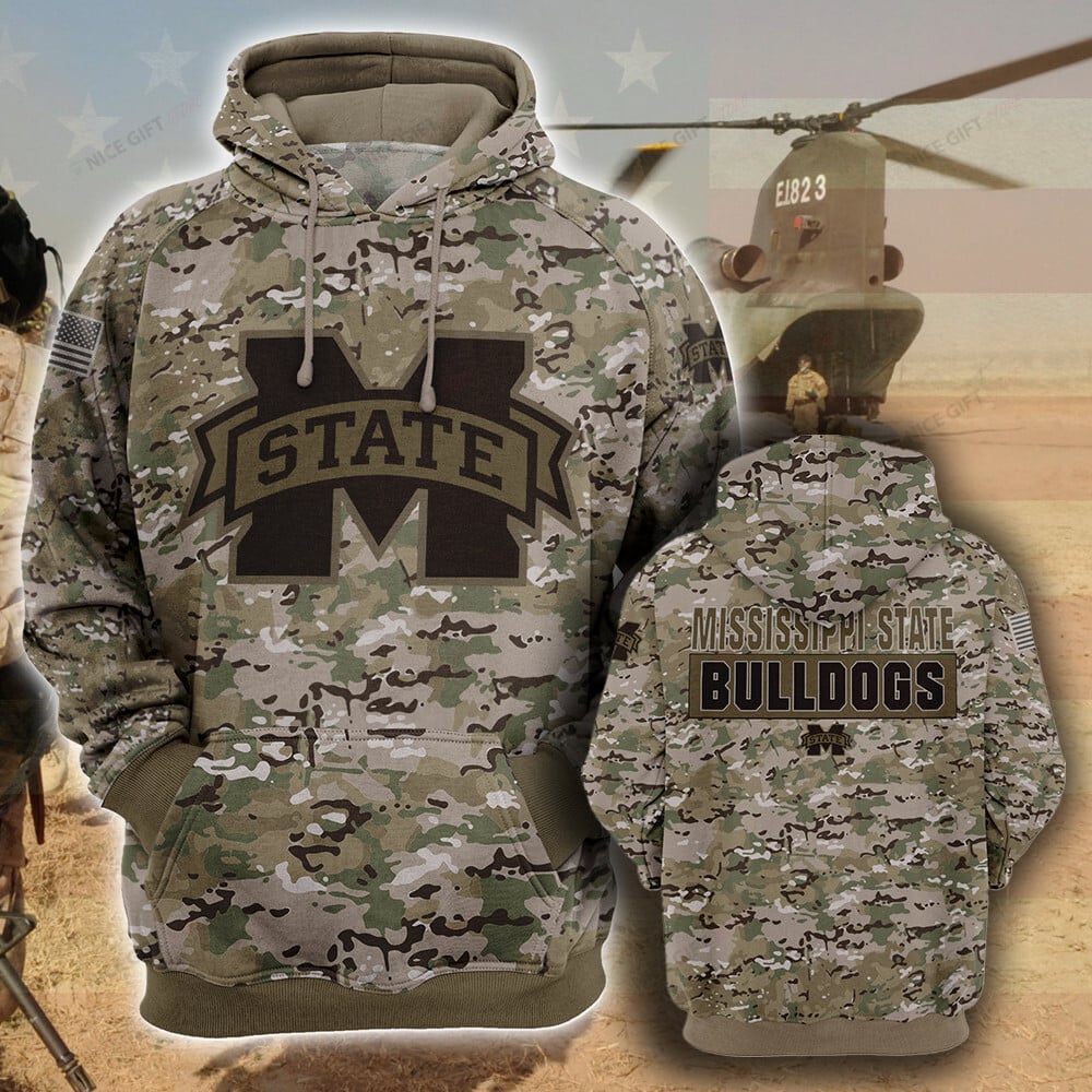 Mississippi State Bulldogs Camouflage Hoodie