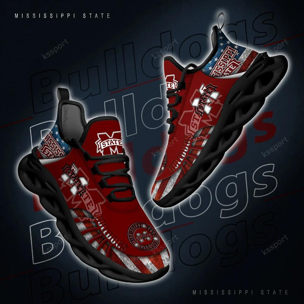 Mississippi State Bulldogs Max Soul Clunky Shoes - Famjoys Mississippi State Bulldogs Max Soul Clunky Shoes - Famjoys
