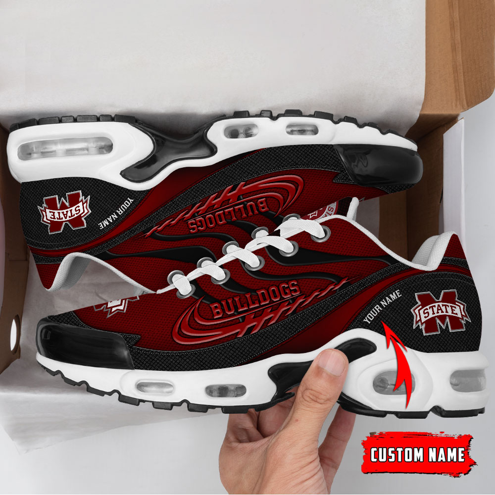 Mississippi State Bulldogs Personalized Name Air Cushion Sports Shoes Sneaker KLTNS220551 - Famjoys Mississippi State Bulldogs Personalized Name Air Cushion Sports Shoes Sneaker KLTNS220551 - Famjoys