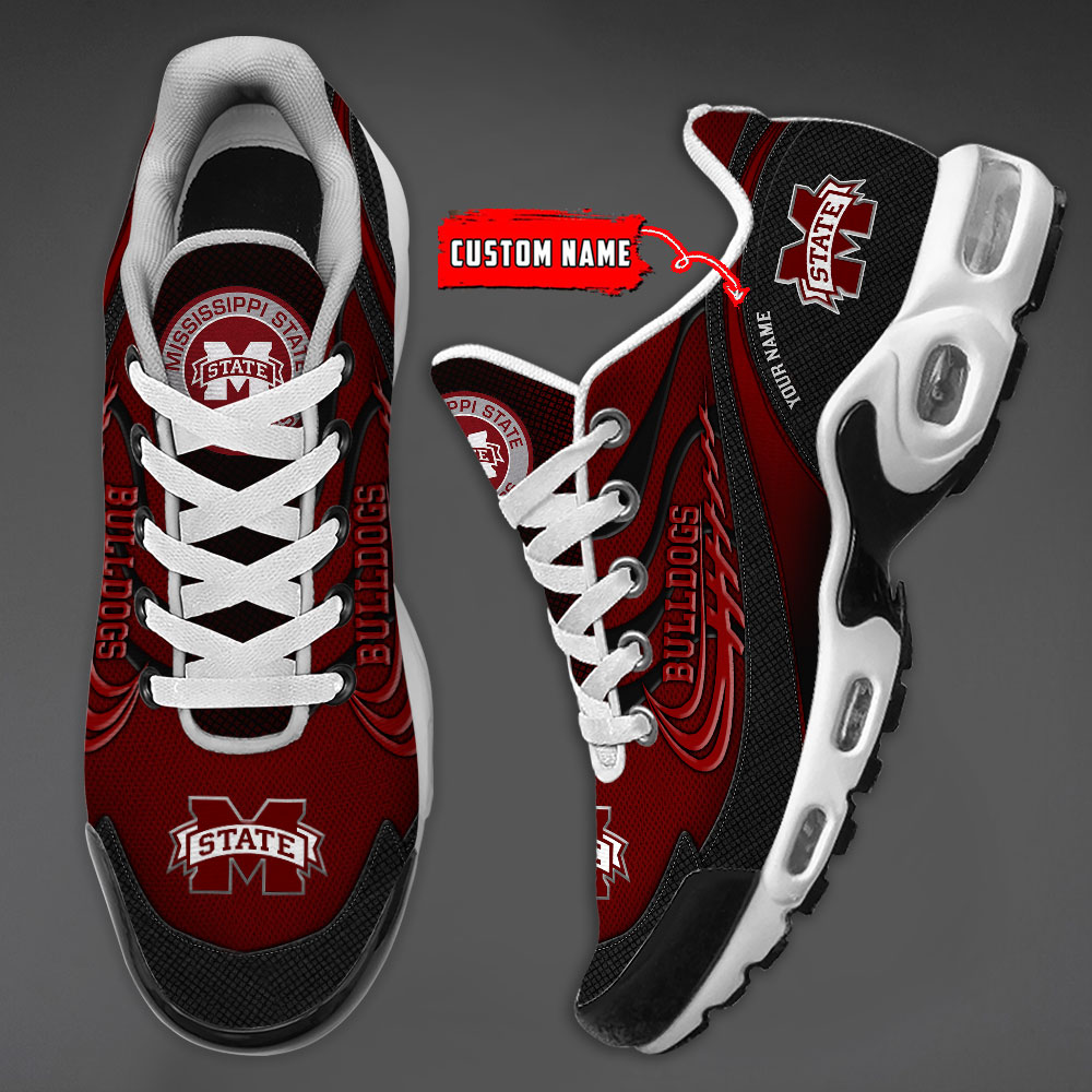 Mississippi State Bulldogs Personalized Name Air Cushion Sports Shoes Sneaker KLTNS220551 - Famjoys Mississippi State Bulldogs Personalized Name Air Cushion Sports Shoes Sneaker KLTNS220551 - Famjoys