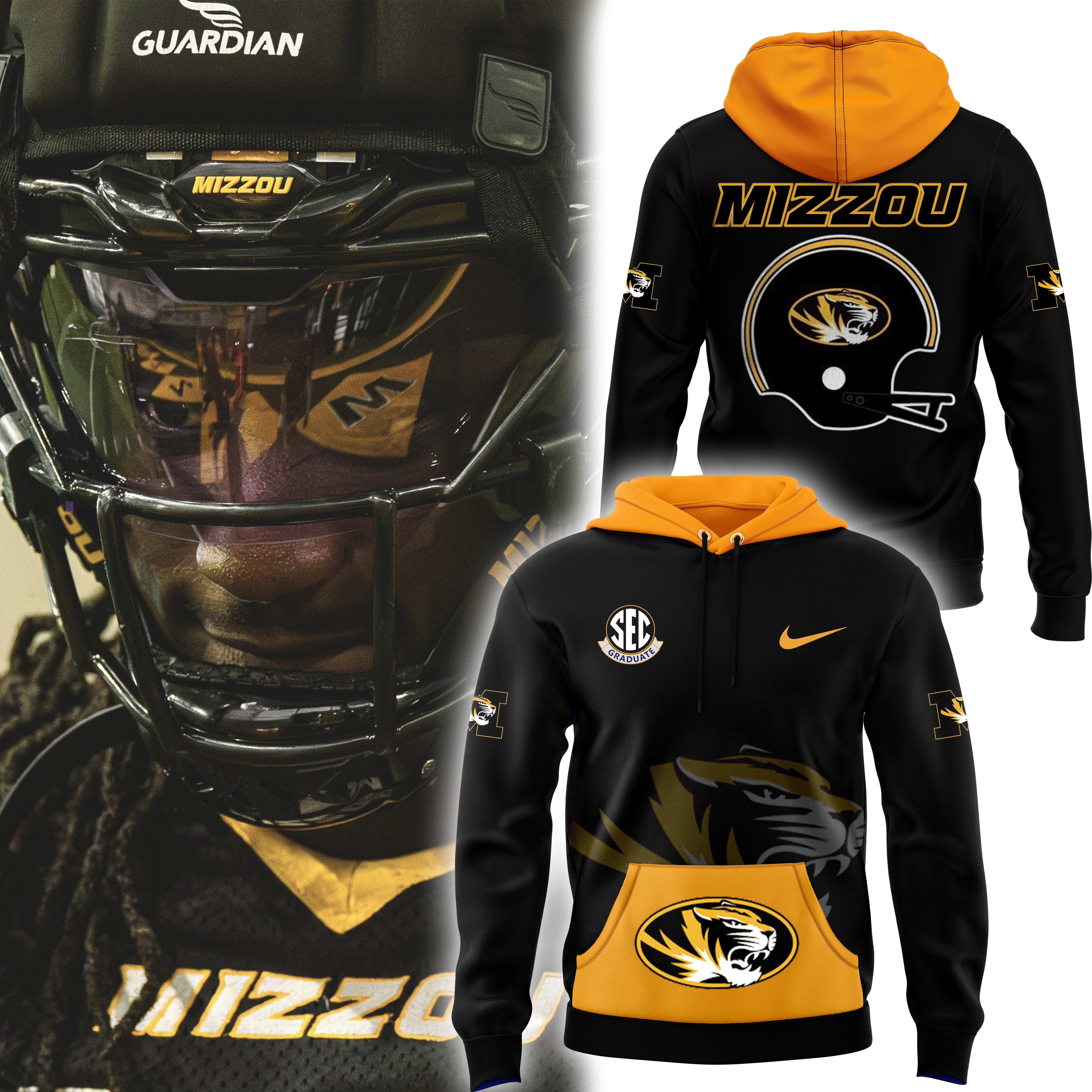 Missouri Tigers Football Game Hoodie - Famjoys Missouri Tigers Football Game Hoodie - Famjoys