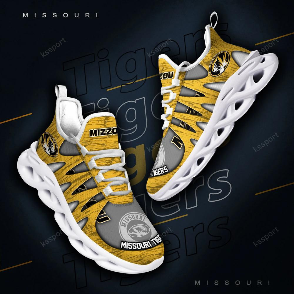 Missouri Tigers Max Soul Shoes, Running Sneakers - Famjoys Missouri Tigers Max Soul Shoes, Running Sneakers - Famjoys