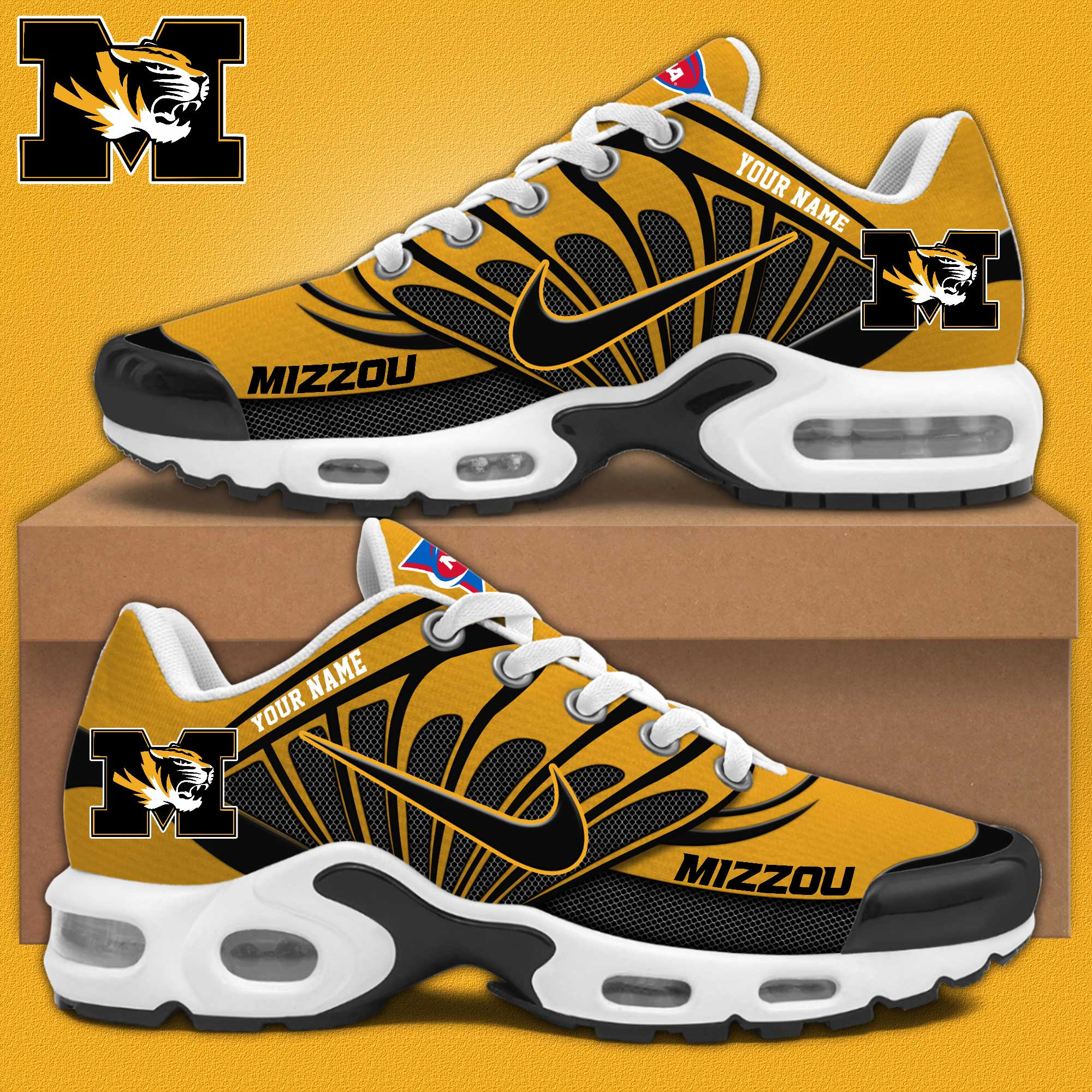 Missouri Tigers Personalized Shoes S516508 - Famjoys Missouri Tigers Personalized Shoes S516508 - Famjoys