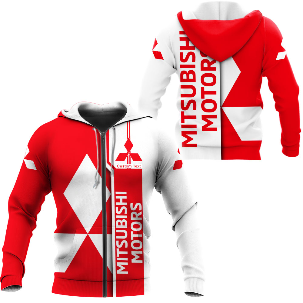Mitsubishi 3D Apparel Zip Hoodie,Pant,Polo, Button Hawaii Shirt Personalized - Famjoys Mitsubishi 3D Apparel Zip Hoodie,Pant,Polo, Button Hawaii Shirt Personalized - Famjoys