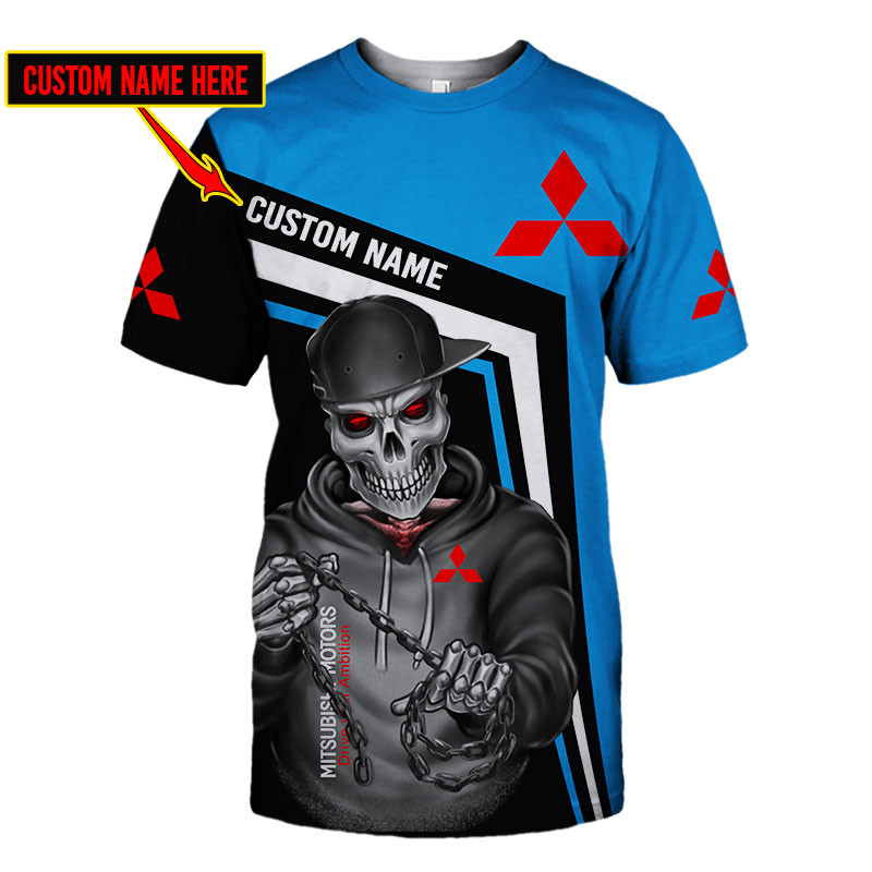 Mitsubishi Skull Tshirt, sweatshirt, Polo, Hawaiian, Hoodie 3D Apparel Full Printing Custom Name - Famjoys Mitsubishi Skull Tshirt, sweatshirt, Polo, Hawaiian, Hoodie 3D Apparel Full Printing Custom Name - Famjoys