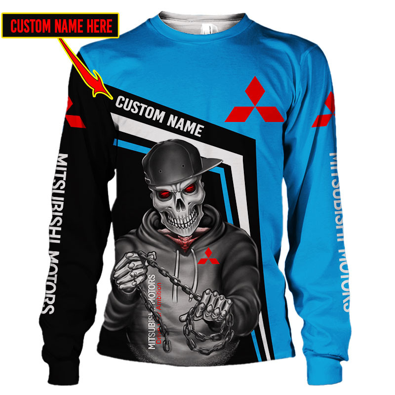 Mitsubishi Skull Tshirt, sweatshirt, Polo, Hawaiian, Hoodie 3D Apparel Full Printing Custom Name - Famjoys Mitsubishi Skull Tshirt, sweatshirt, Polo, Hawaiian, Hoodie 3D Apparel Full Printing Custom Name - Famjoys