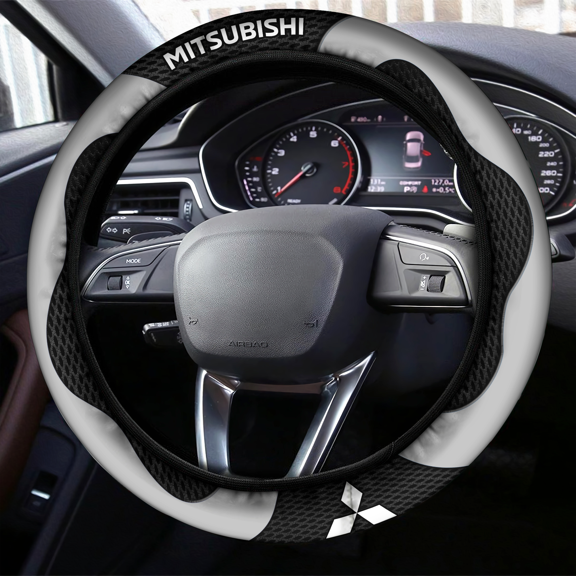 Mitsubishi Steering Wheel Cover L3 - Famjoys Mitsubishi Steering Wheel Cover L3 - Famjoys