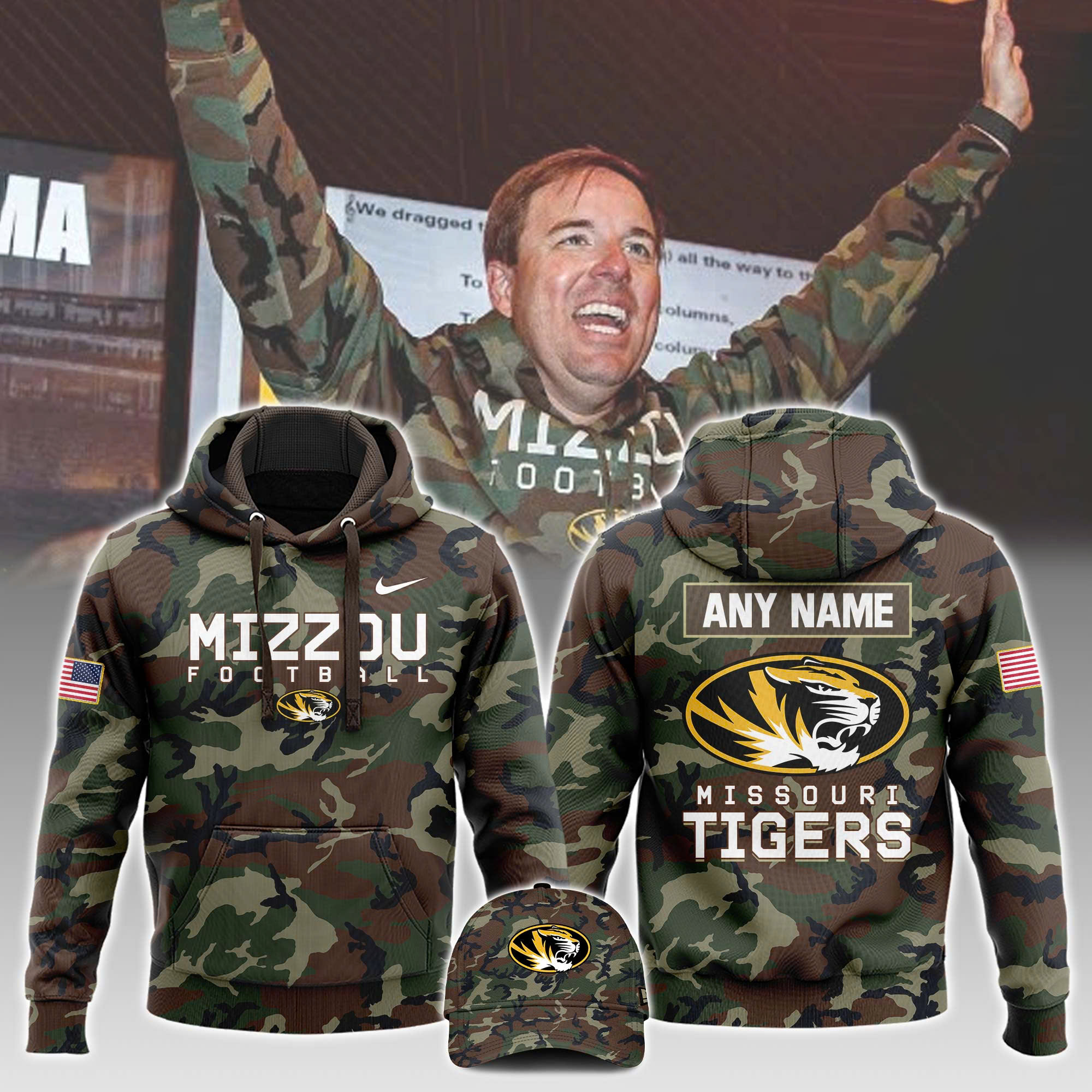 Mizzou Football Military Appreciation Club Hoodie - Famjoys Mizzou Football Military Appreciation Club Hoodie - Famjoys