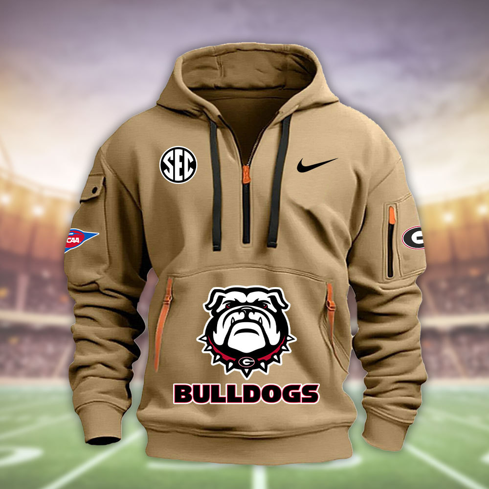 MNCLPC29910 Georgia Bulldogs footballHeavy Hoodie Set - Famjoys MNCLPC29910 Georgia Bulldogs footballHeavy Hoodie Set - Famjoys