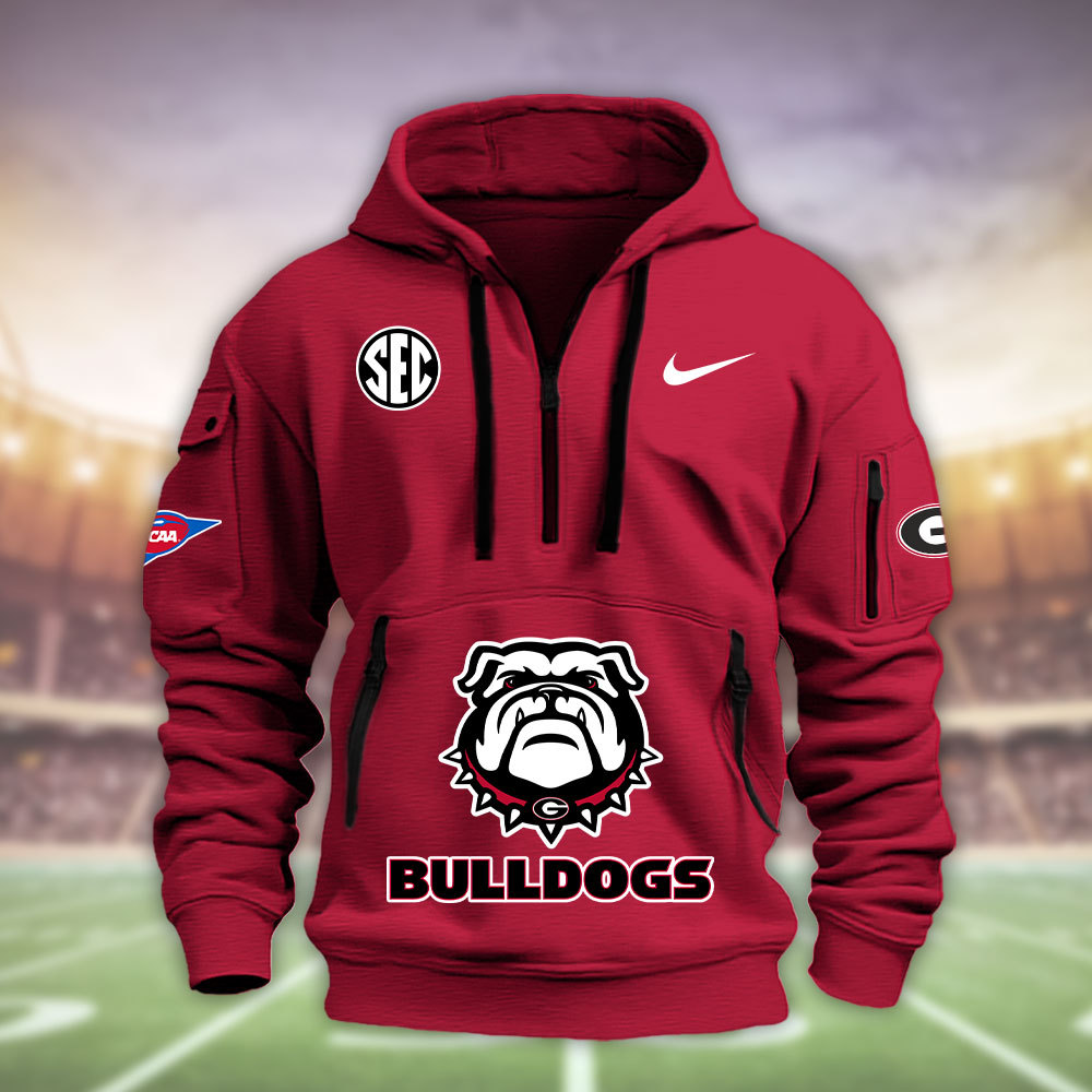 MNCLPC29910 Georgia Bulldogs footballHeavy Hoodie Set - Famjoys MNCLPC29910 Georgia Bulldogs footballHeavy Hoodie Set - Famjoys