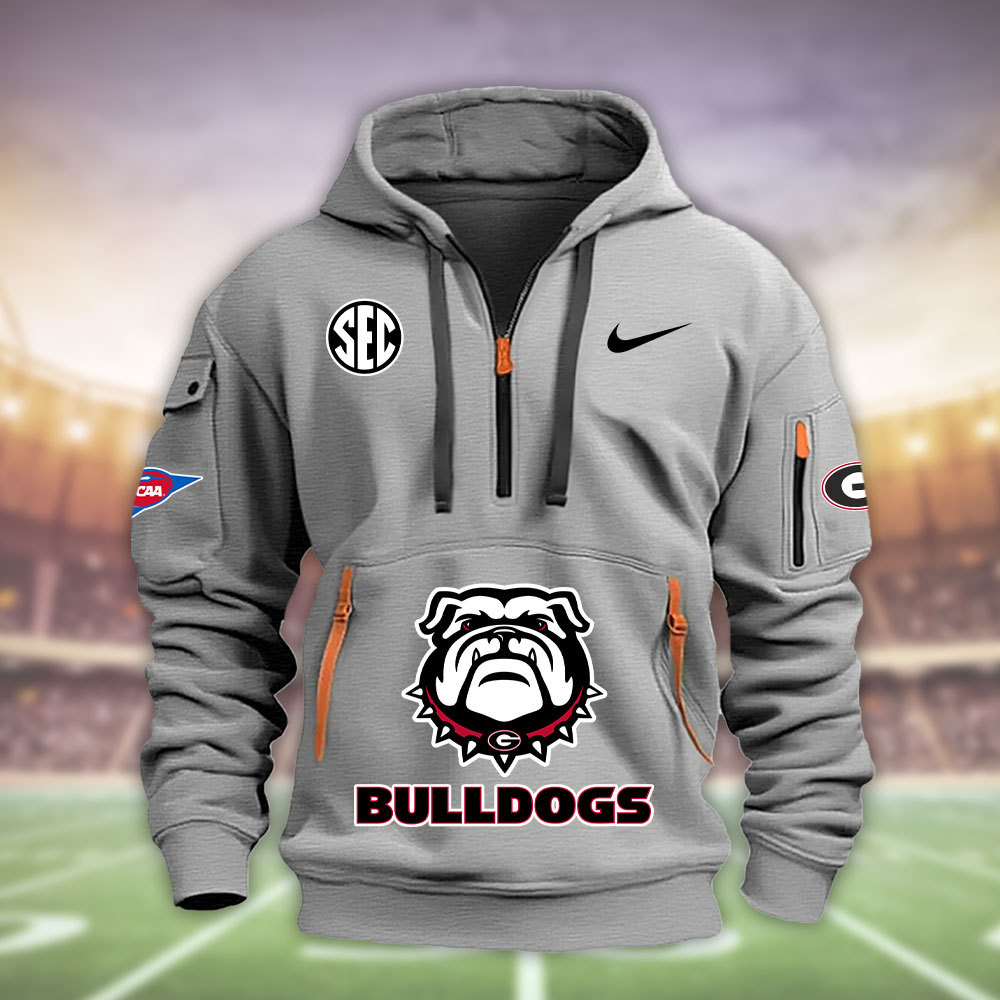 MNCLPC29910 Georgia Bulldogs footballHeavy Hoodie Set - Famjoys MNCLPC29910 Georgia Bulldogs footballHeavy Hoodie Set - Famjoys