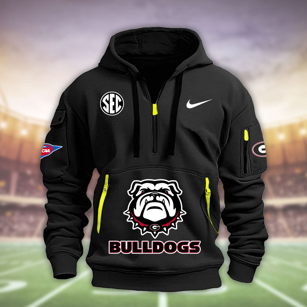 MNCLPC29910 Georgia Bulldogs footballHeavy Hoodie Set - Famjoys MNCLPC29910 Georgia Bulldogs footballHeavy Hoodie Set - Famjoys