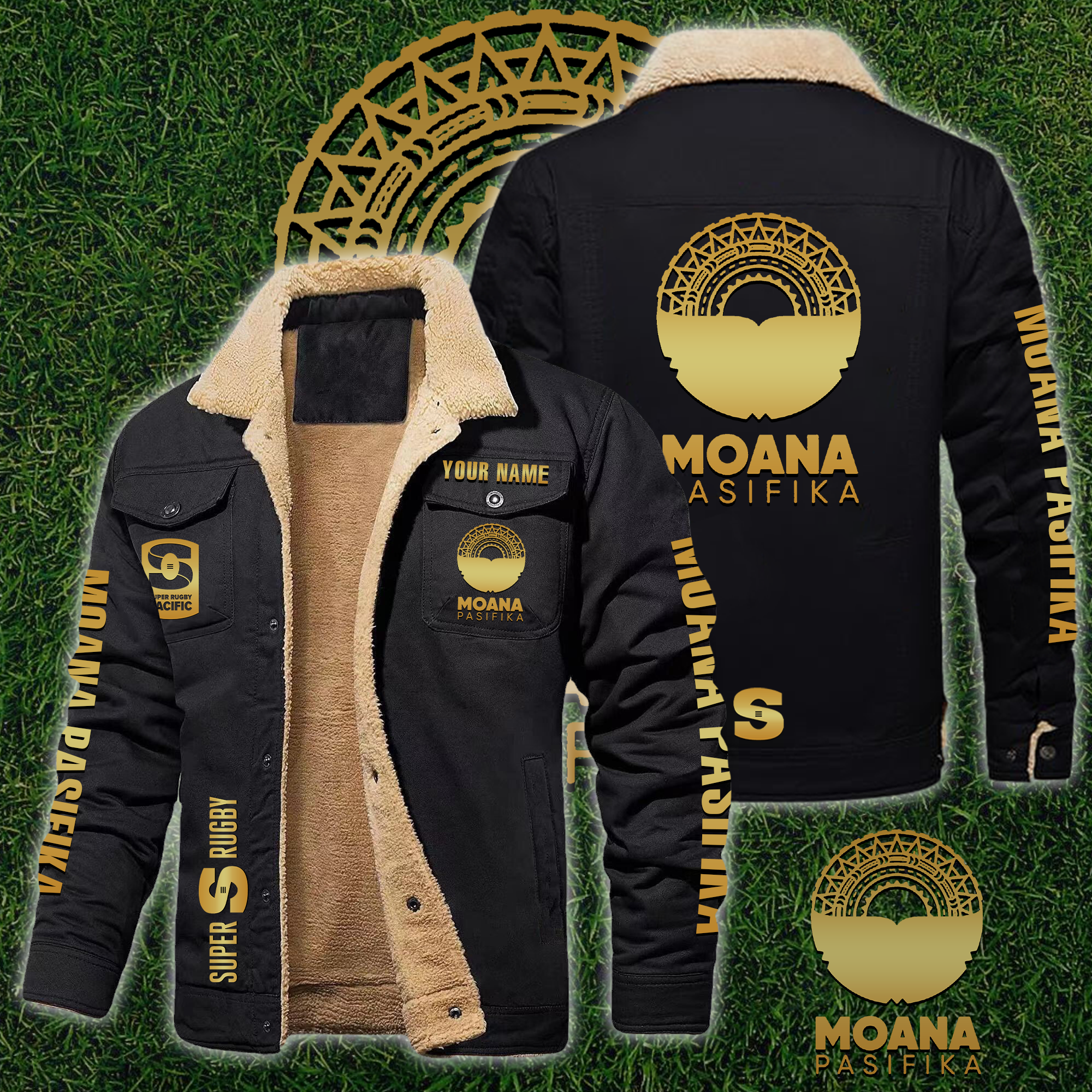 Moana Pasifika Personalized Fleece Casual Jacket – Edition - Famjoys Moana Pasifika Personalized Fleece Casual Jacket – Edition - Famjoys