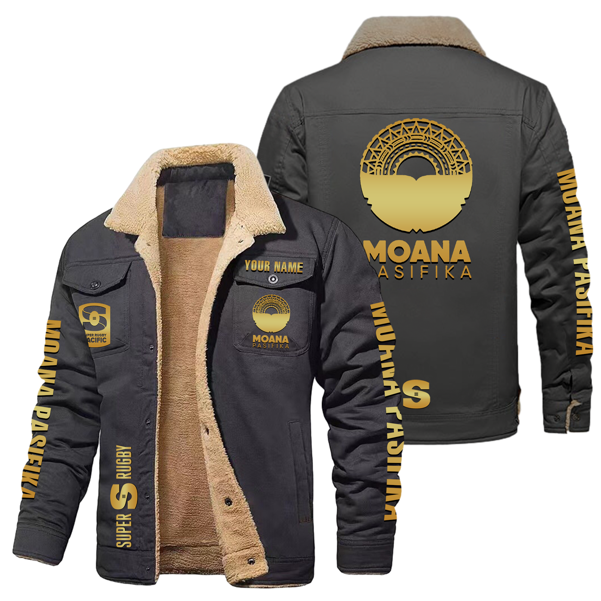Moana Pasifika Personalized Fleece Casual Jacket – Edition - Famjoys Moana Pasifika Personalized Fleece Casual Jacket – Edition - Famjoys