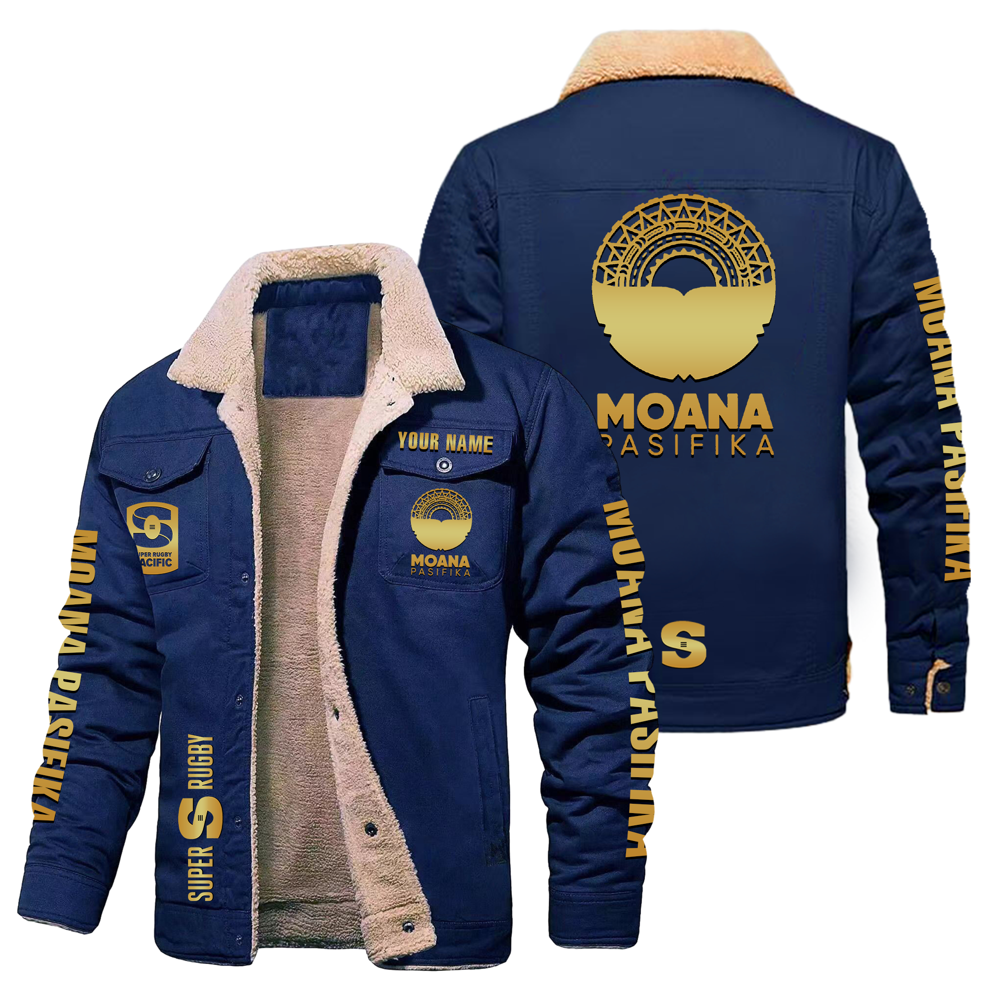 Moana Pasifika Personalized Fleece Casual Jacket – Edition - Famjoys Moana Pasifika Personalized Fleece Casual Jacket – Edition - Famjoys
