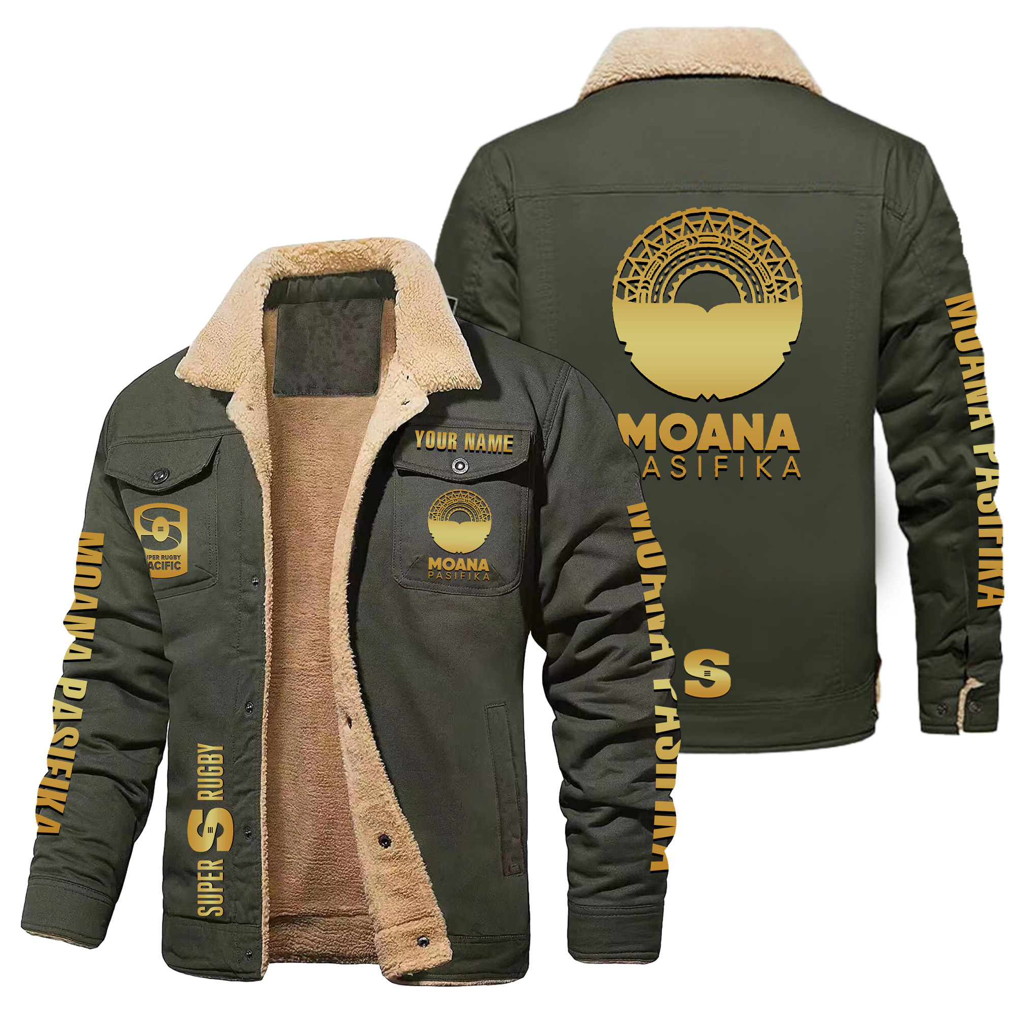 Moana Pasifika Personalized Fleece Casual Jacket – Edition - Famjoys Moana Pasifika Personalized Fleece Casual Jacket – Edition - Famjoys