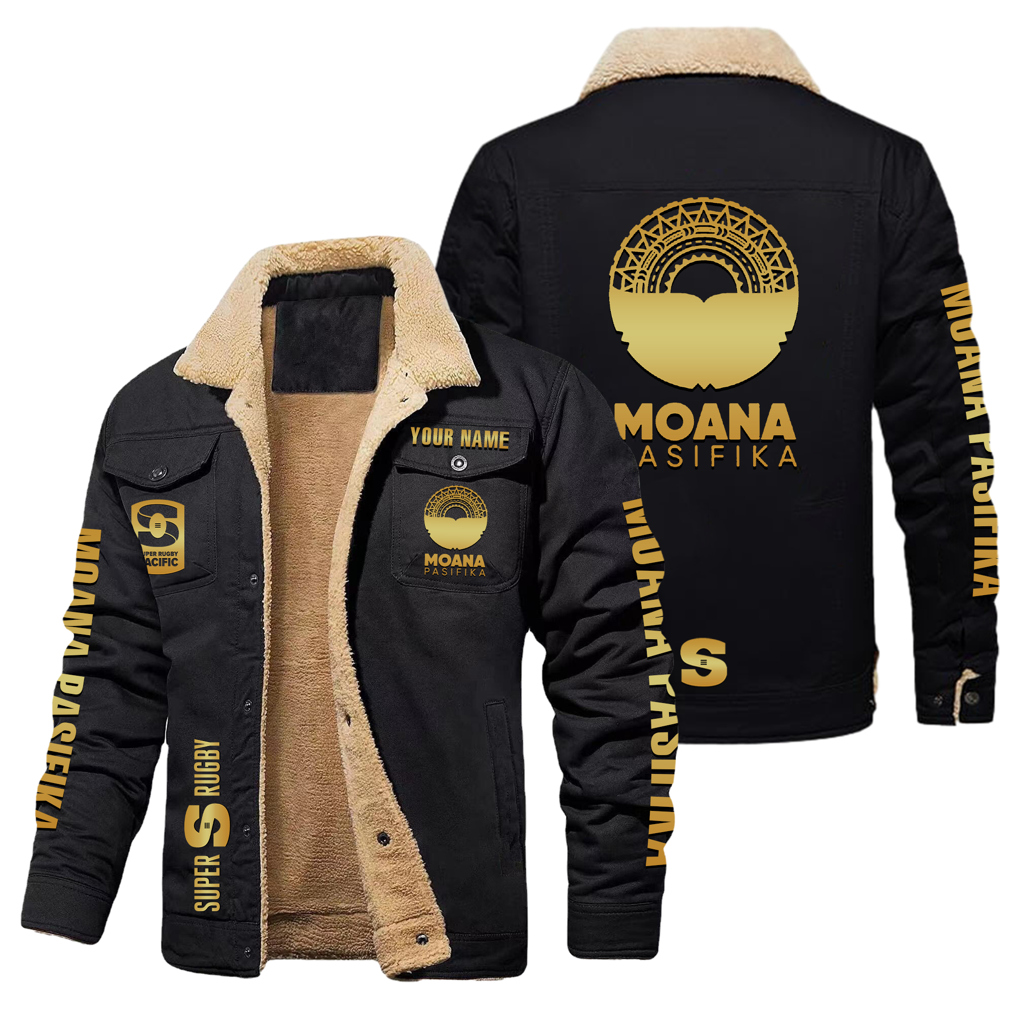 Moana Pasifika Personalized Fleece Casual Jacket – Edition - Famjoys Moana Pasifika Personalized Fleece Casual Jacket – Edition - Famjoys
