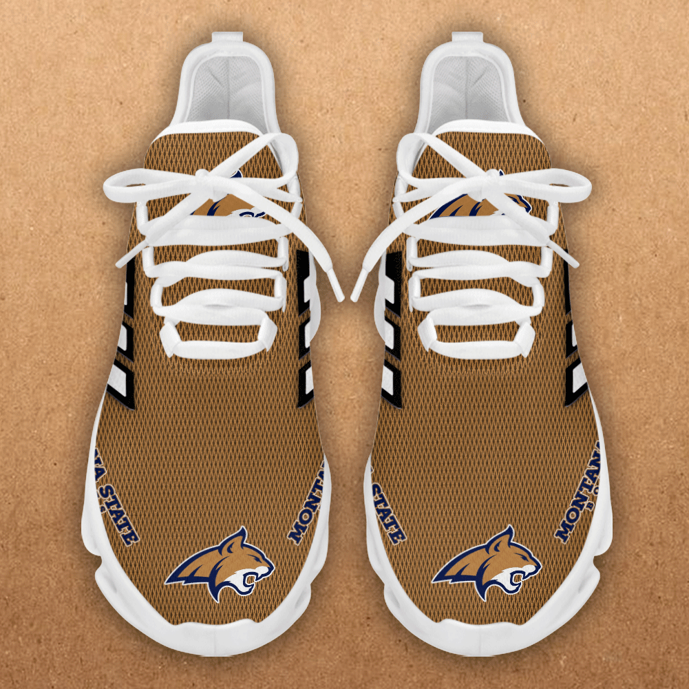 Montana State Bobcats Running Shoes - Famjoys Montana State Bobcats Running Shoes - Famjoys
