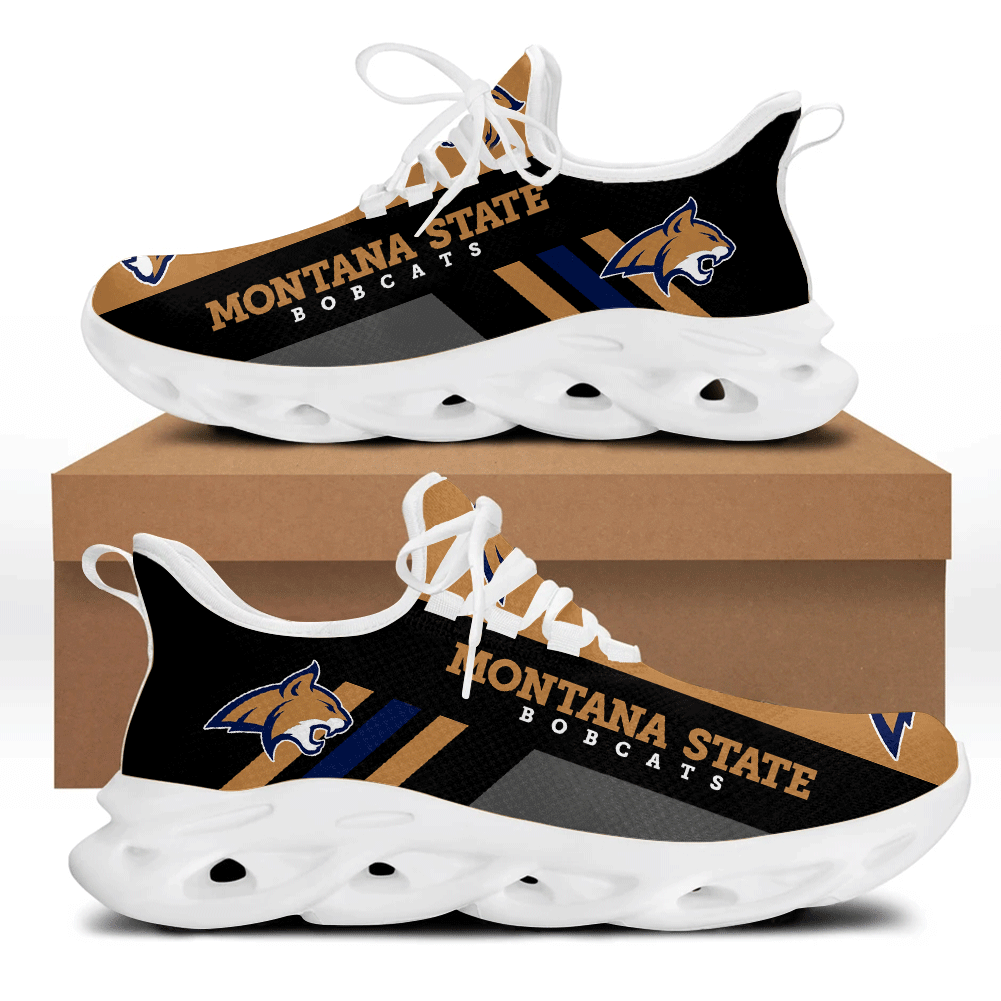 Montana State Bobcats Running Shoes - Famjoys Montana State Bobcats Running Shoes - Famjoys
