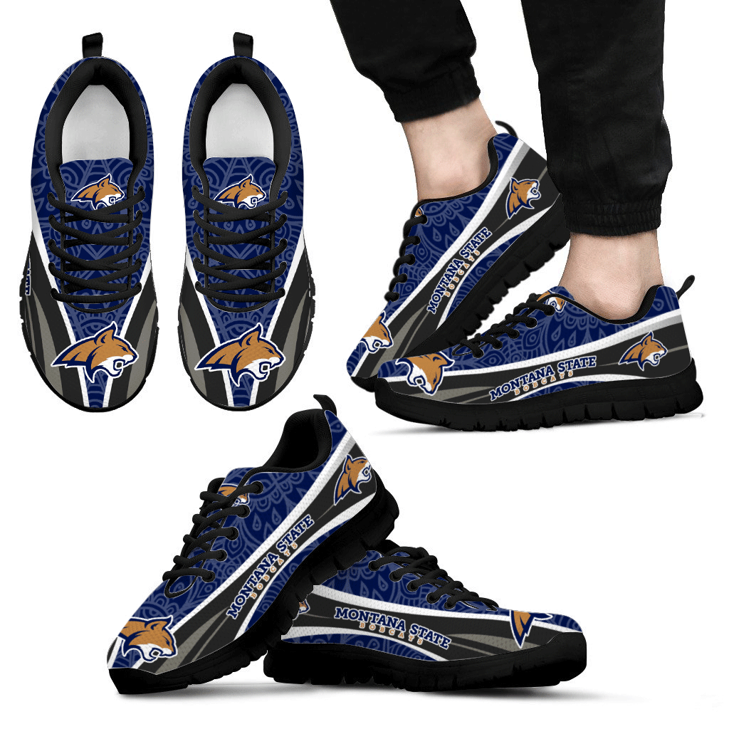 Montana State Bobcats Sneaker - Famjoys Montana State Bobcats Sneaker - Famjoys