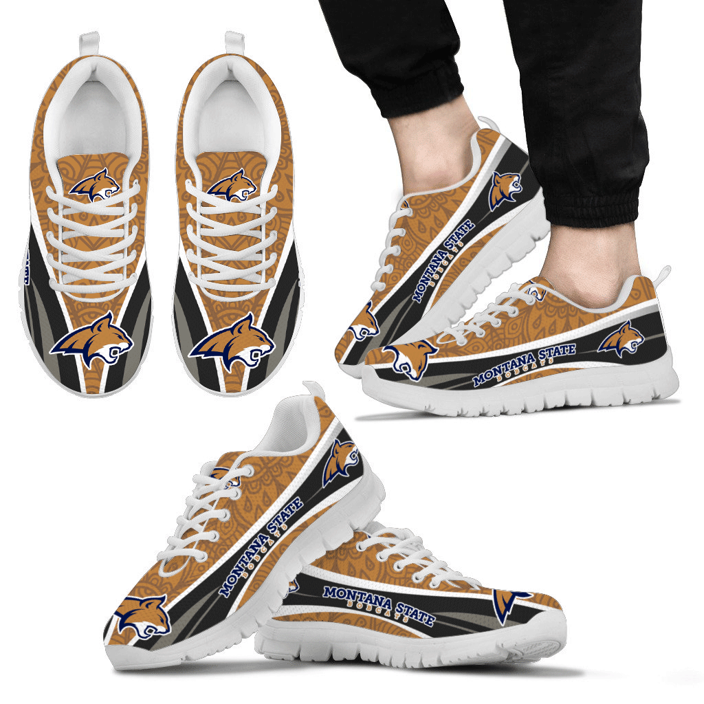 Montana State Bobcats Sneaker - Famjoys Montana State Bobcats Sneaker - Famjoys