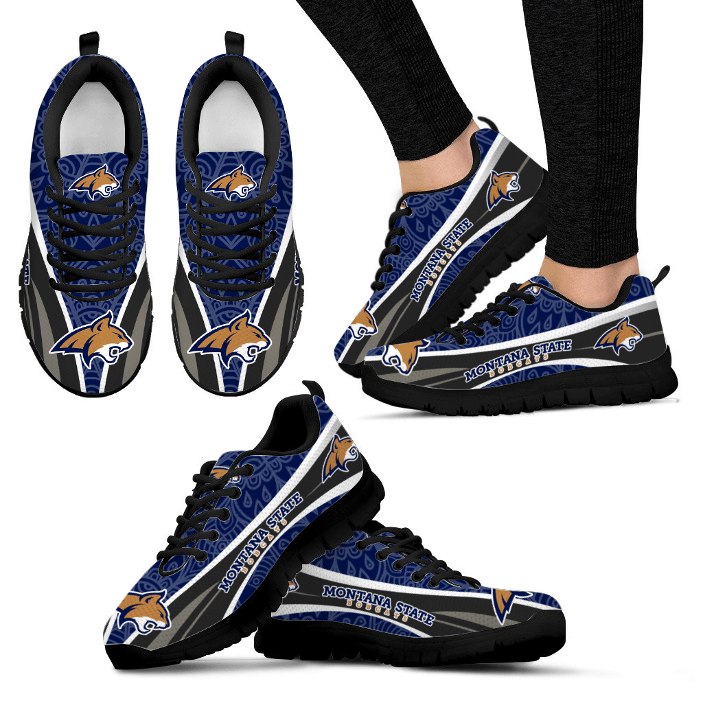 Montana State Bobcats Sneaker - Famjoys Montana State Bobcats Sneaker - Famjoys