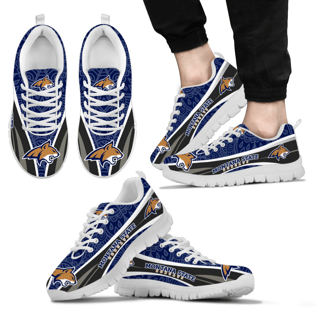 Montana State Bobcats Sneaker - Famjoys Montana State Bobcats Sneaker - Famjoys