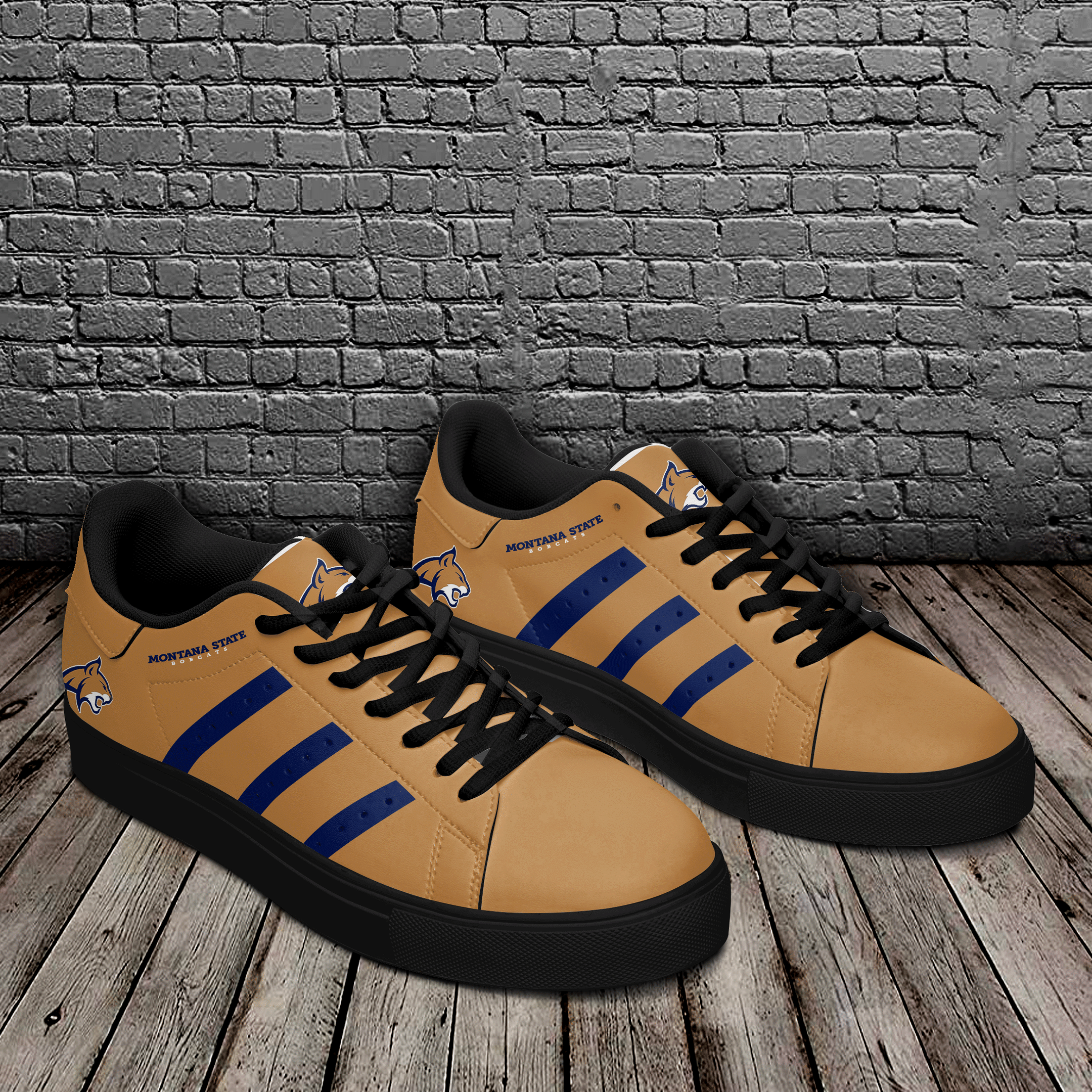 Montana State Bobcats Sneakers Shoes - Famjoys Montana State Bobcats Sneakers Shoes - Famjoys