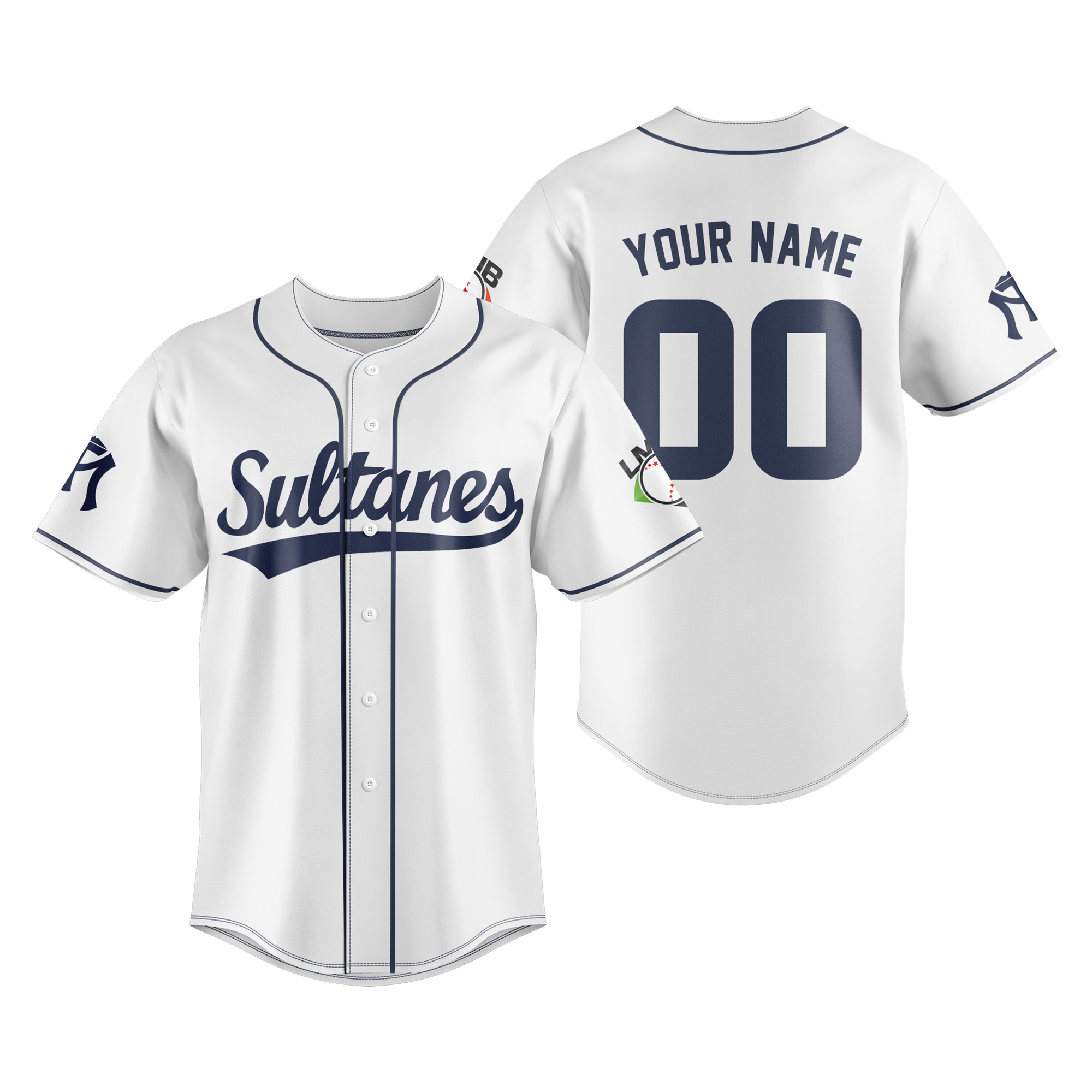 Monterrey-LMB Personalized 2023 Compo Jersey + Flat Caps - Famjoys Monterrey-LMB Personalized 2023 Compo Jersey + Flat Caps - Famjoys