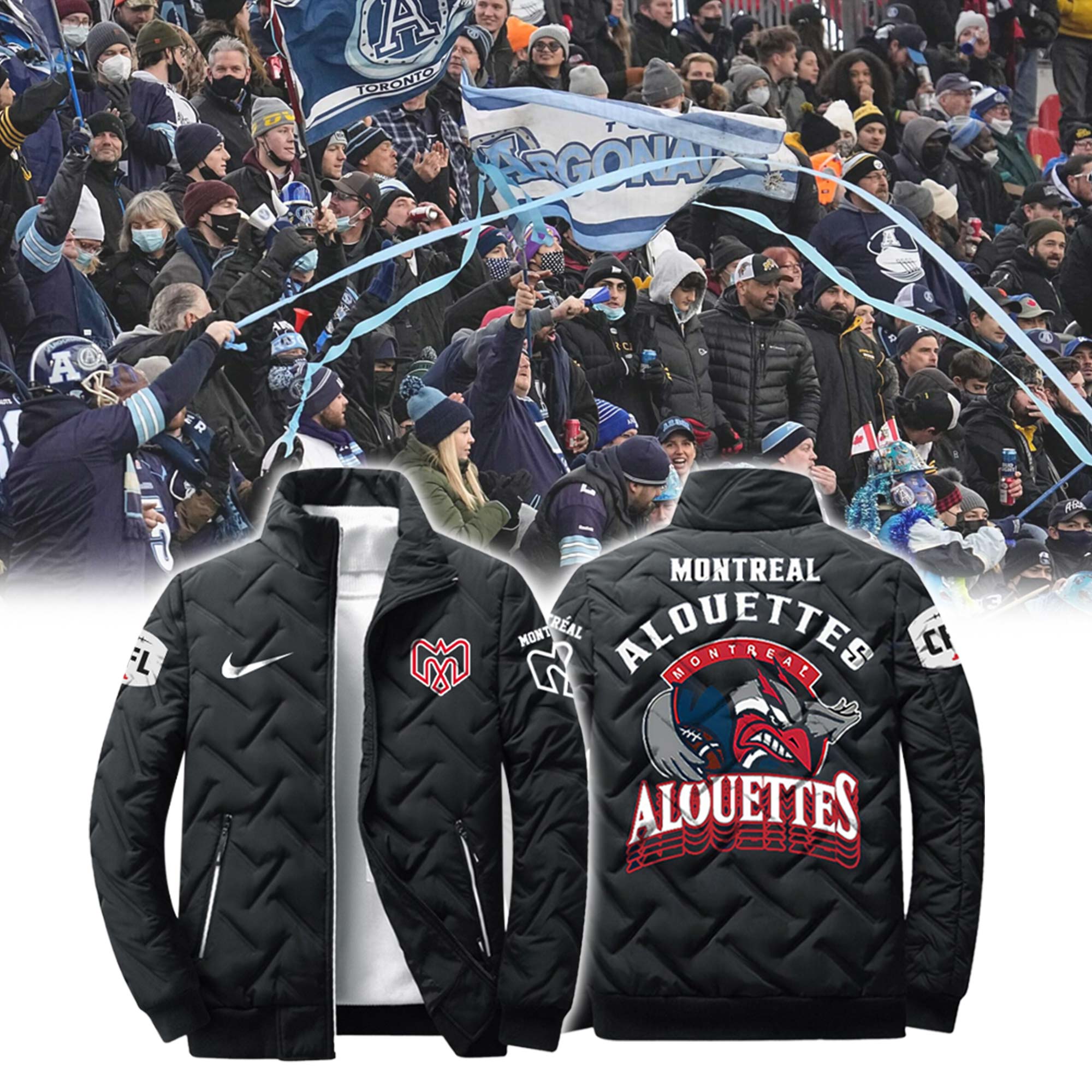 Montreal Alouettes New Jacket - Famjoys Montreal Alouettes New Jacket - Famjoys