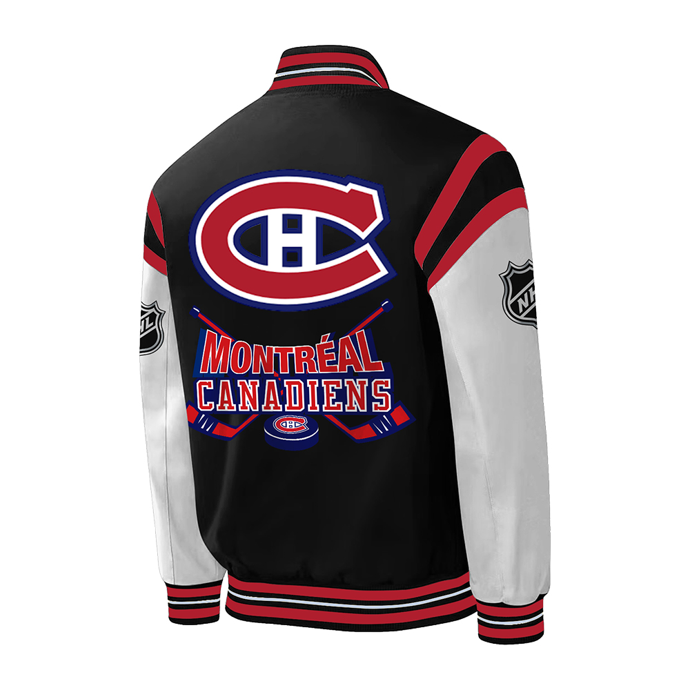 Montreal Canadiens Baseball Jacket - Famjoys Montreal Canadiens Baseball Jacket - Famjoys