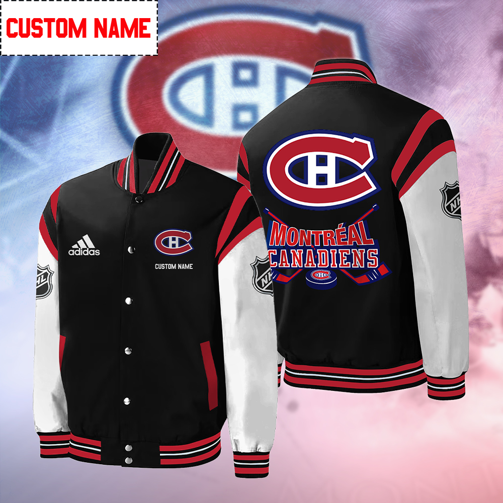 Montreal Canadiens Baseball Jacket - Famjoys Montreal Canadiens Baseball Jacket - Famjoys