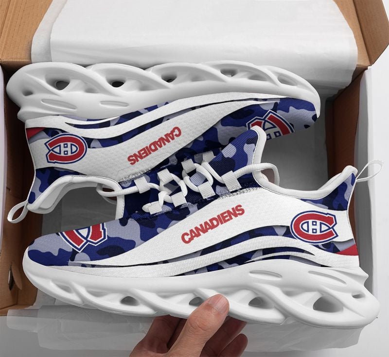 Montreal Canadiens Camo Pattern Max Soul Shoes NEW019765