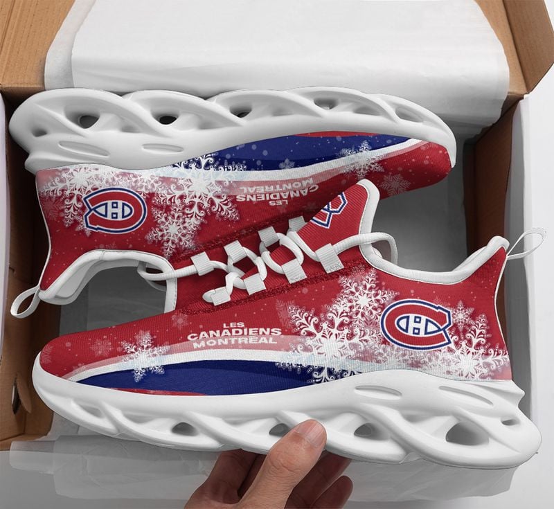 Montreal Canadiens Christmas Snow Max Soul Shoes Men's And Women's US Sizes NLA030765