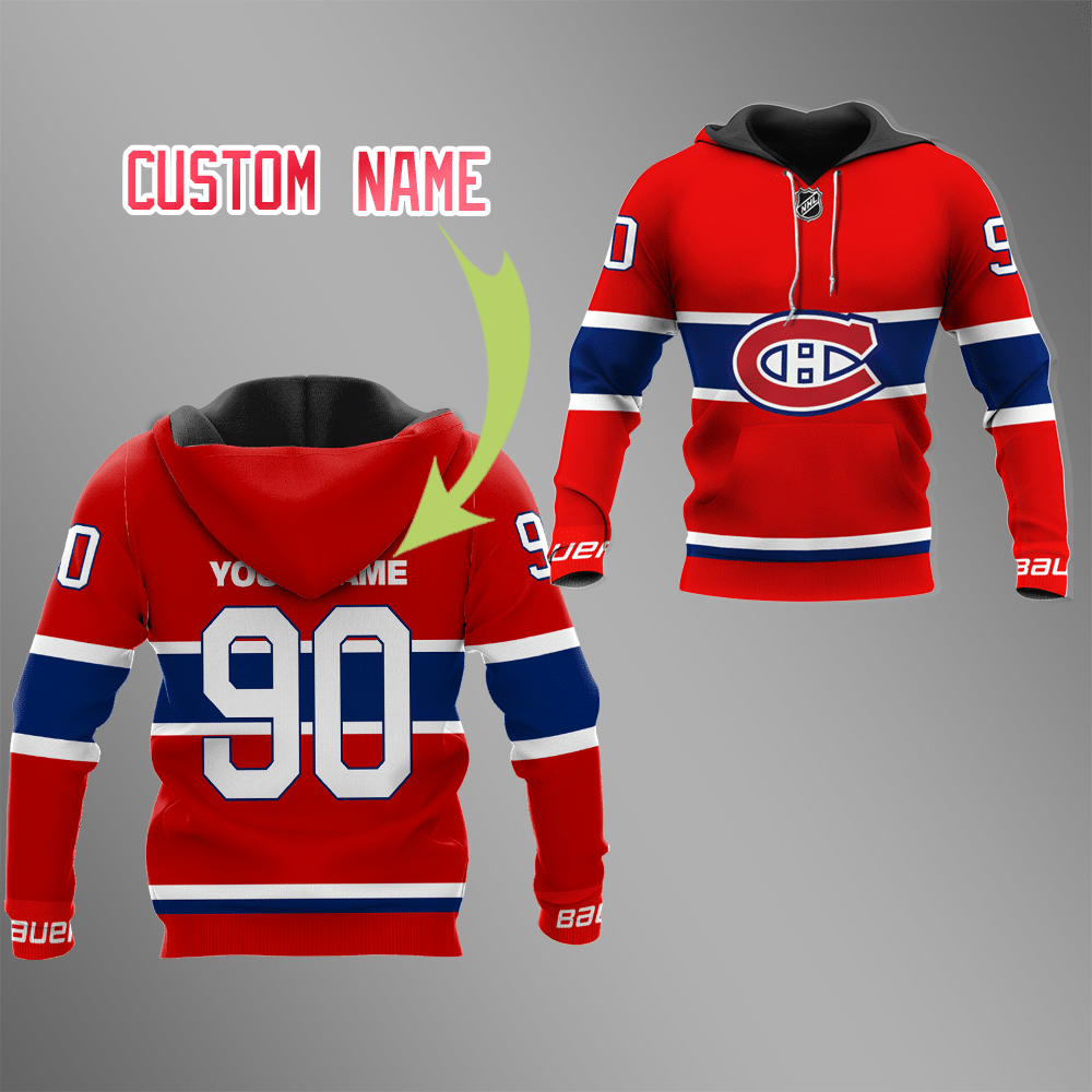 Montreal Canadiens Custom Hoodies - Famjoys Montreal Canadiens Custom Hoodies - Famjoys