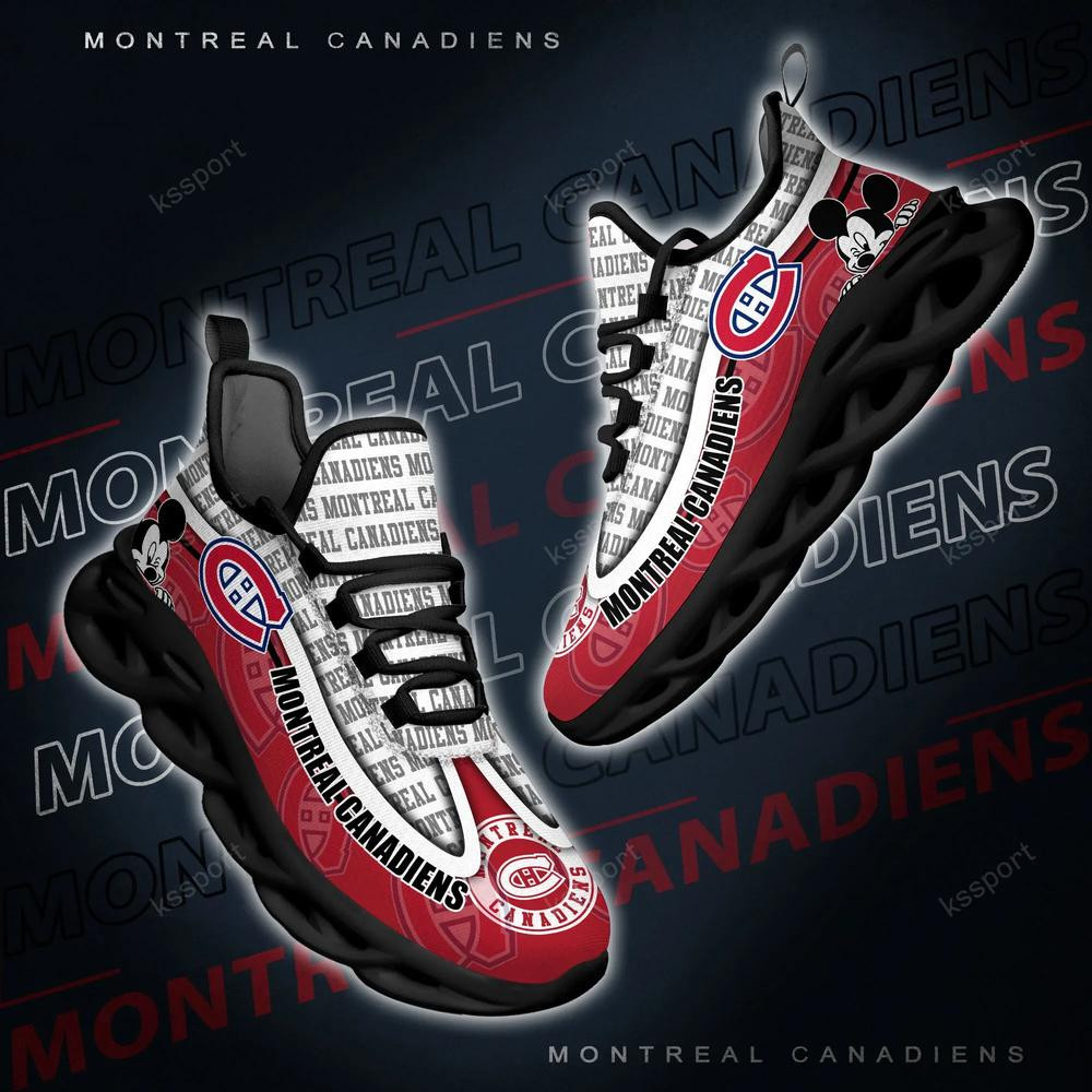 Montreal Canadiens Max Soul Clunky Sneakers - Famjoys Montreal Canadiens Max Soul Clunky Sneakers - Famjoys